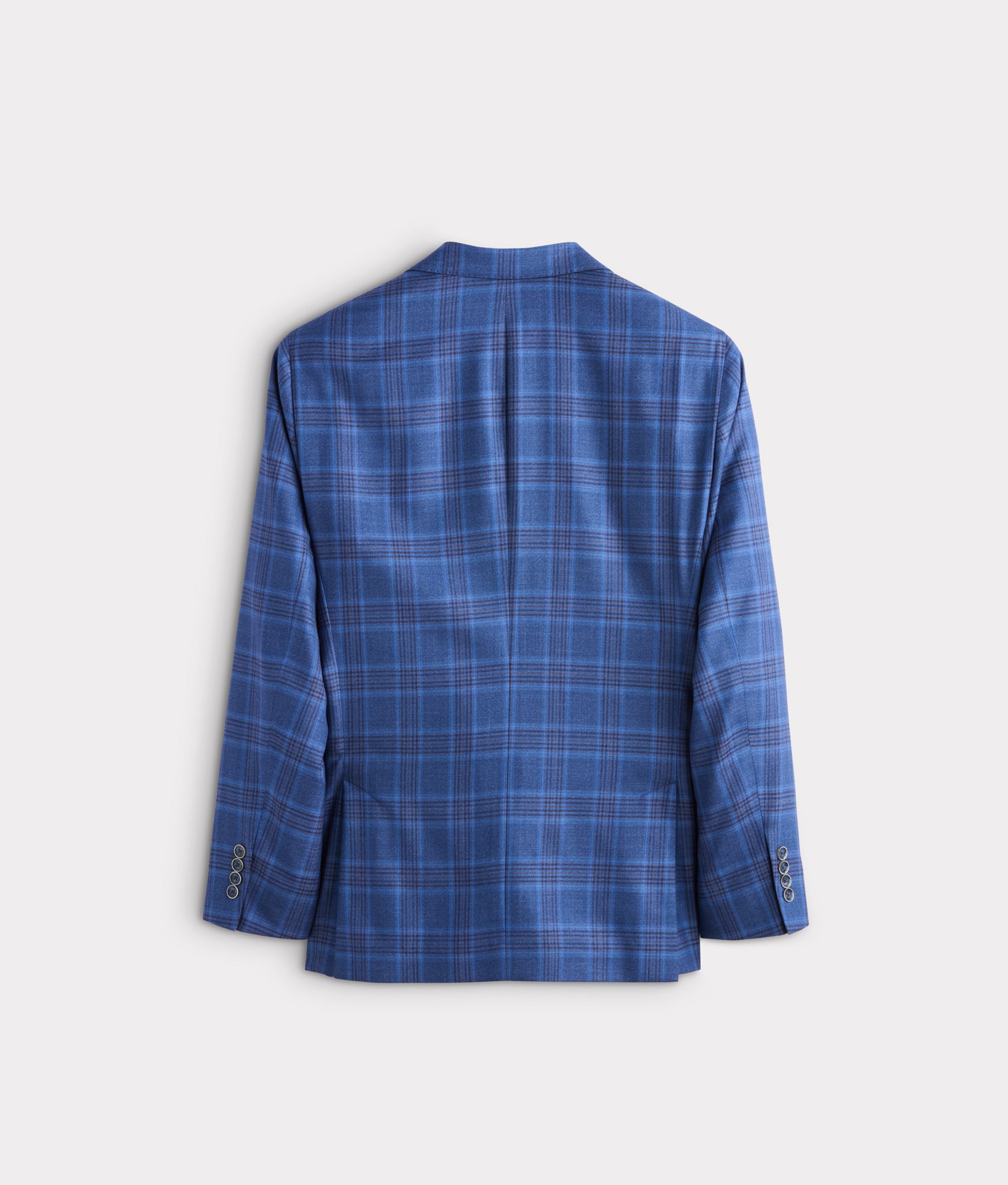 Lucchese Sport Coat :: Blue Plaid - Image 3