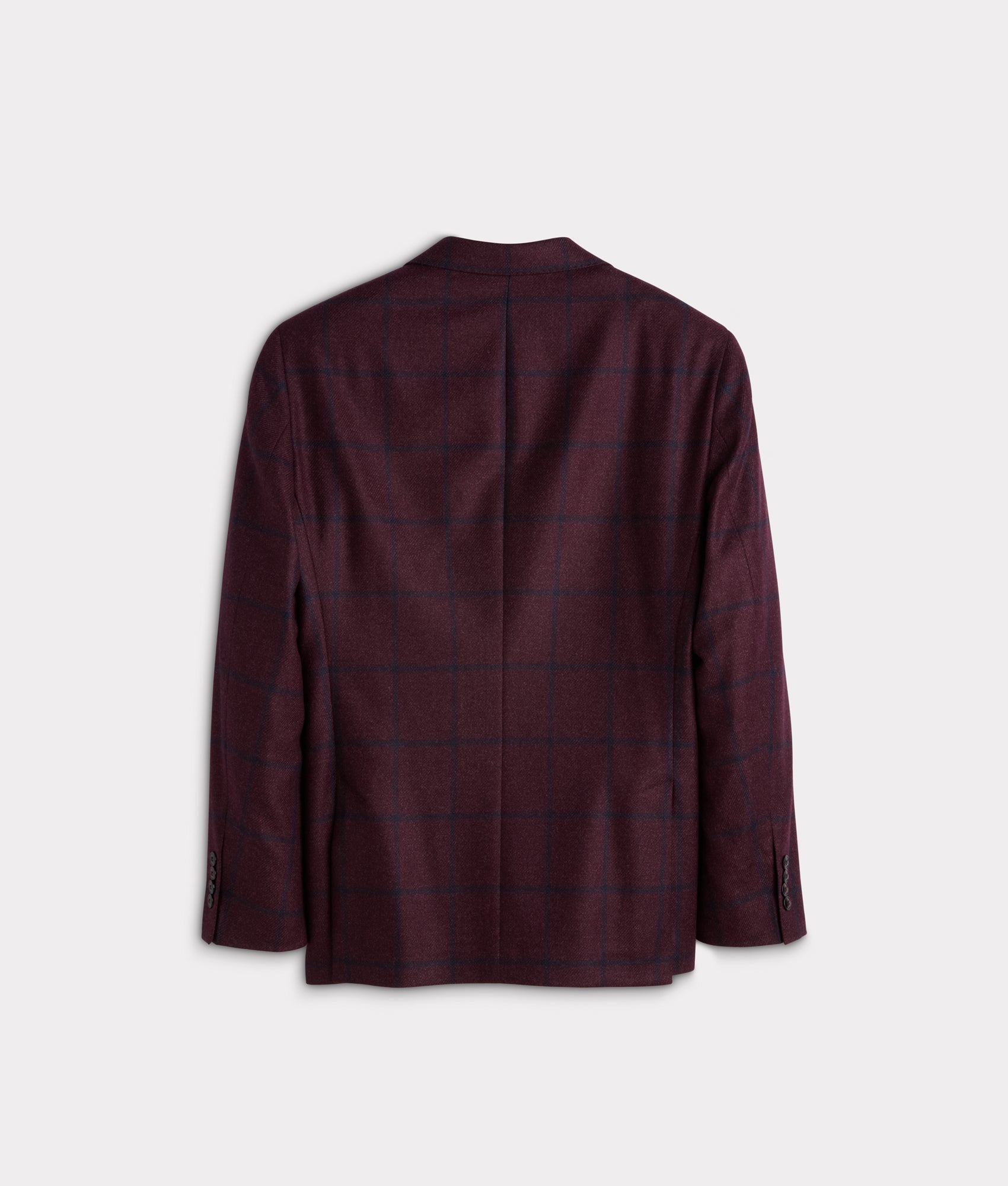 Lucchese Sport Coat :: Burgundy Plaid - Image 2