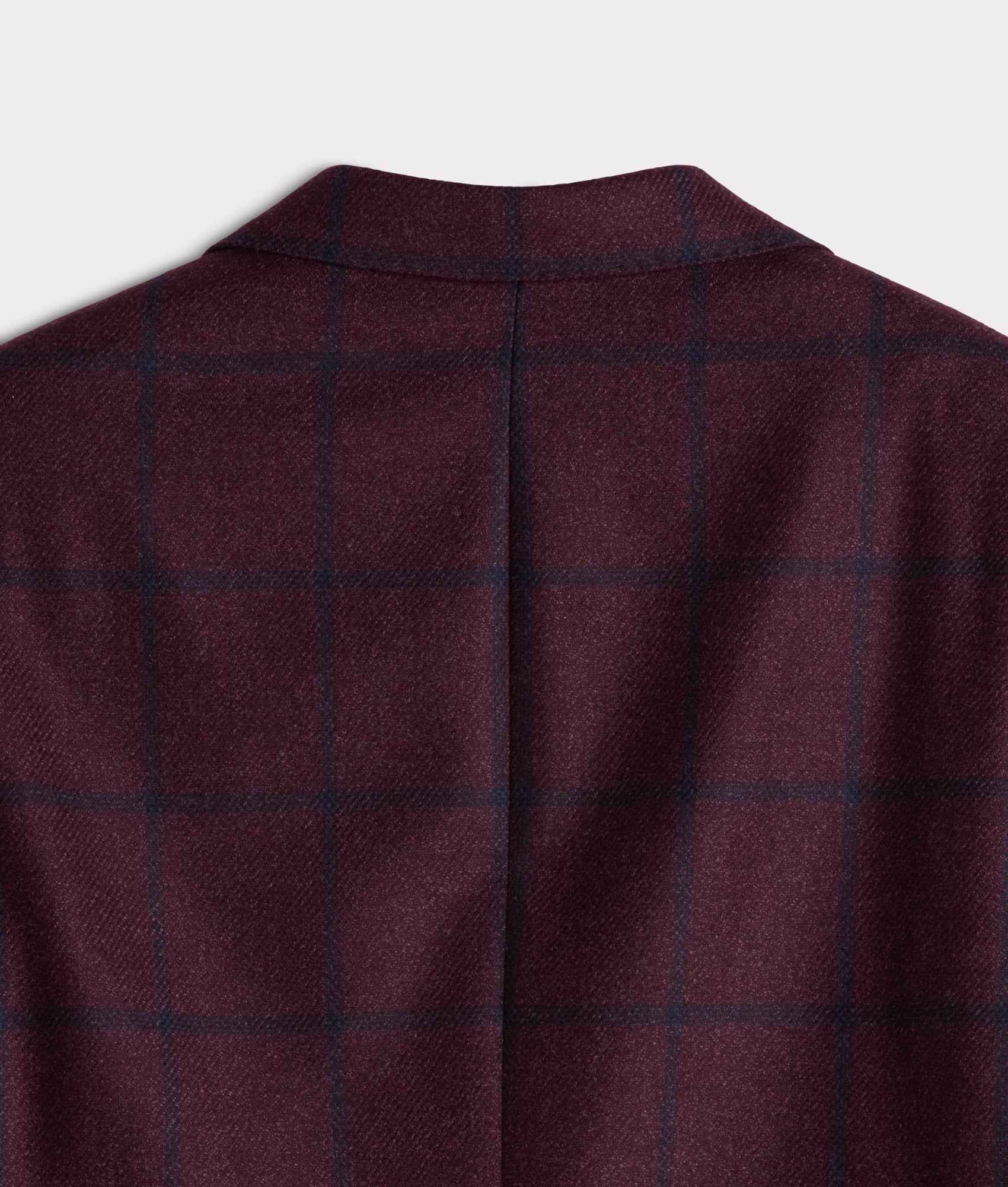 Lucchese Sport Coat :: Burgundy Plaid - Image 4