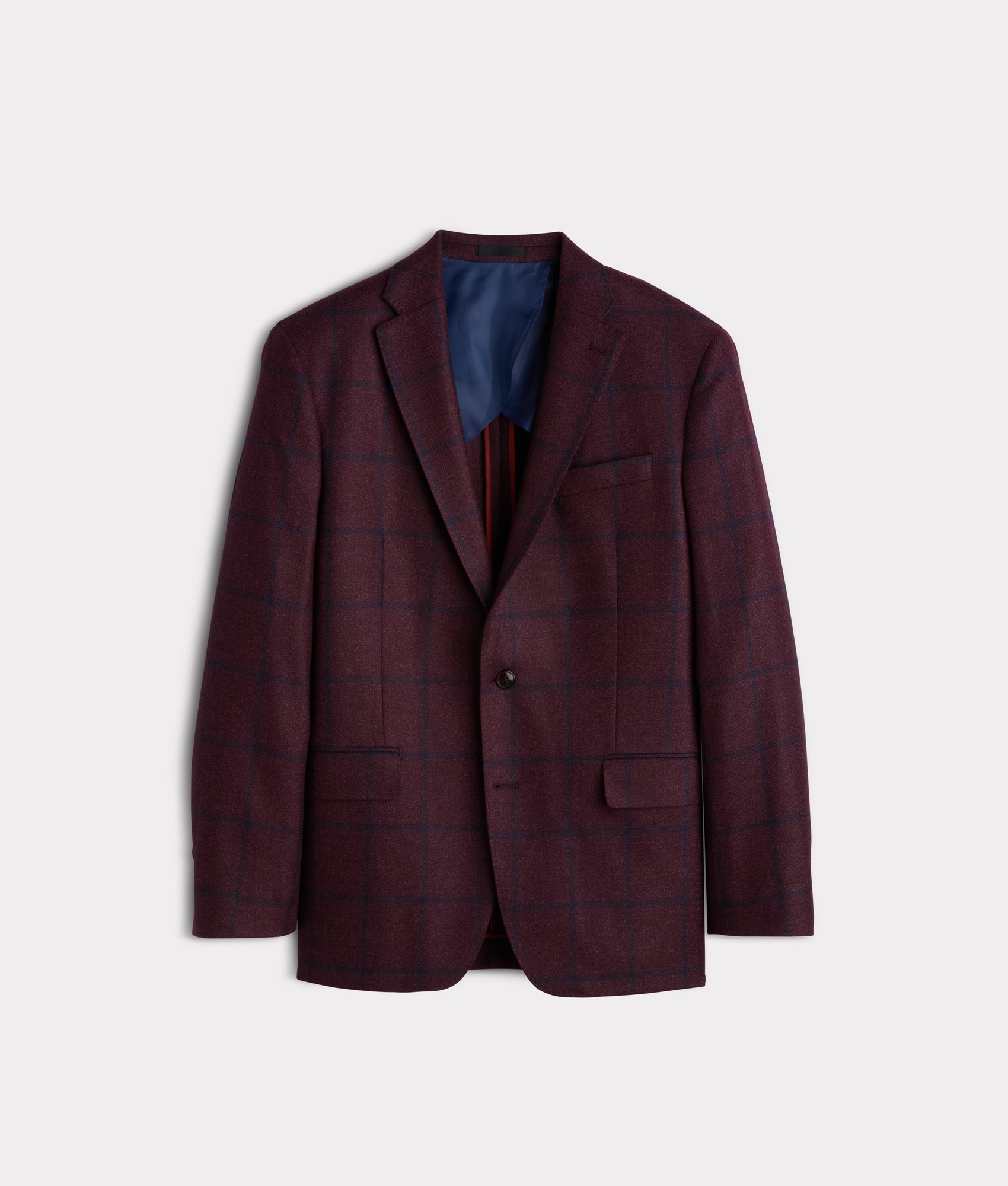 Lucchese Sport Coat :: Burgundy Plaid