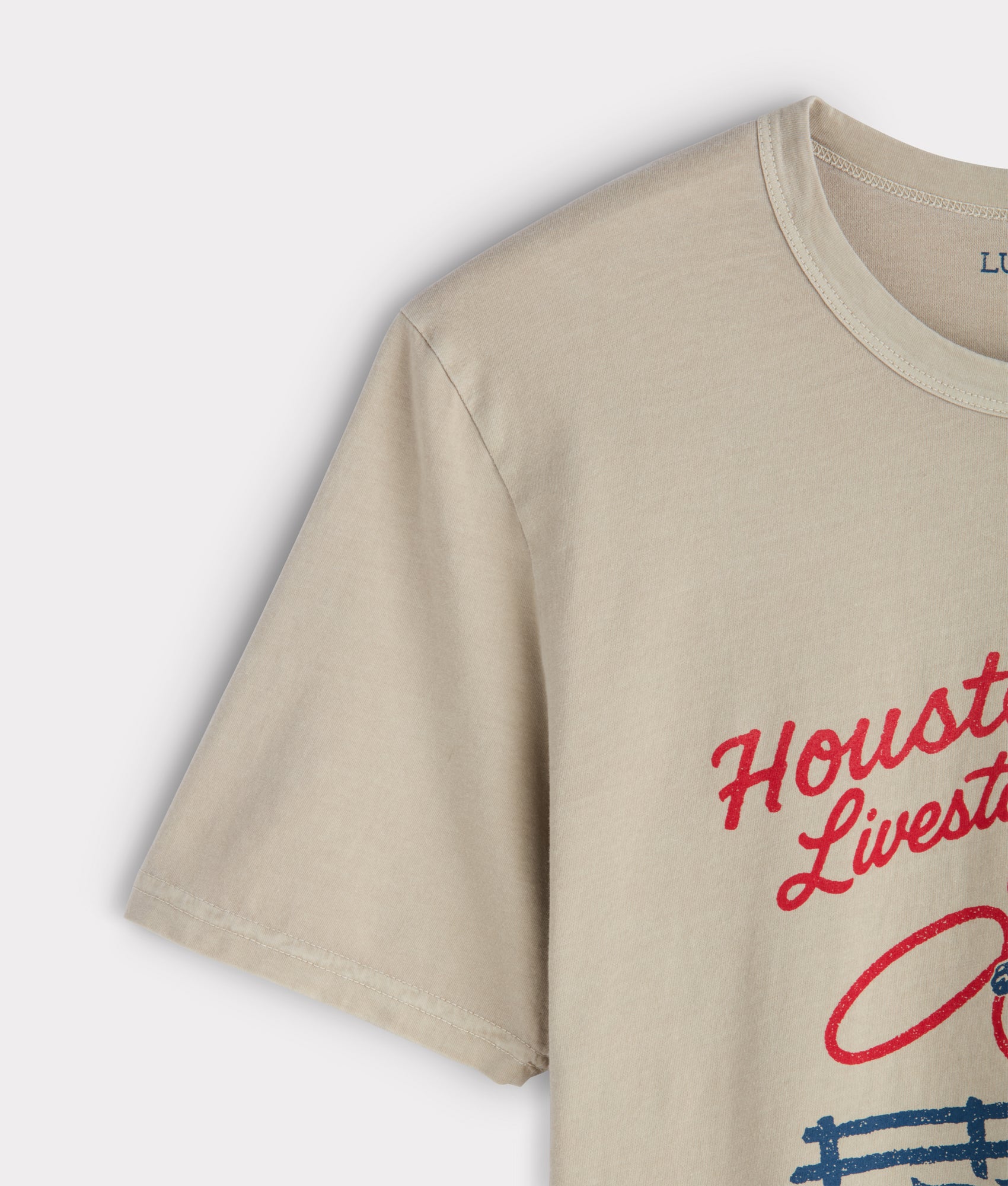 Lasso Houston Rodeo Tee :: Sand - Image 6