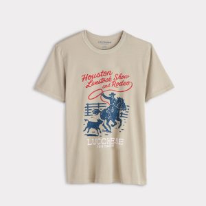 Lasso Houston Rodeo Tee :: Sand