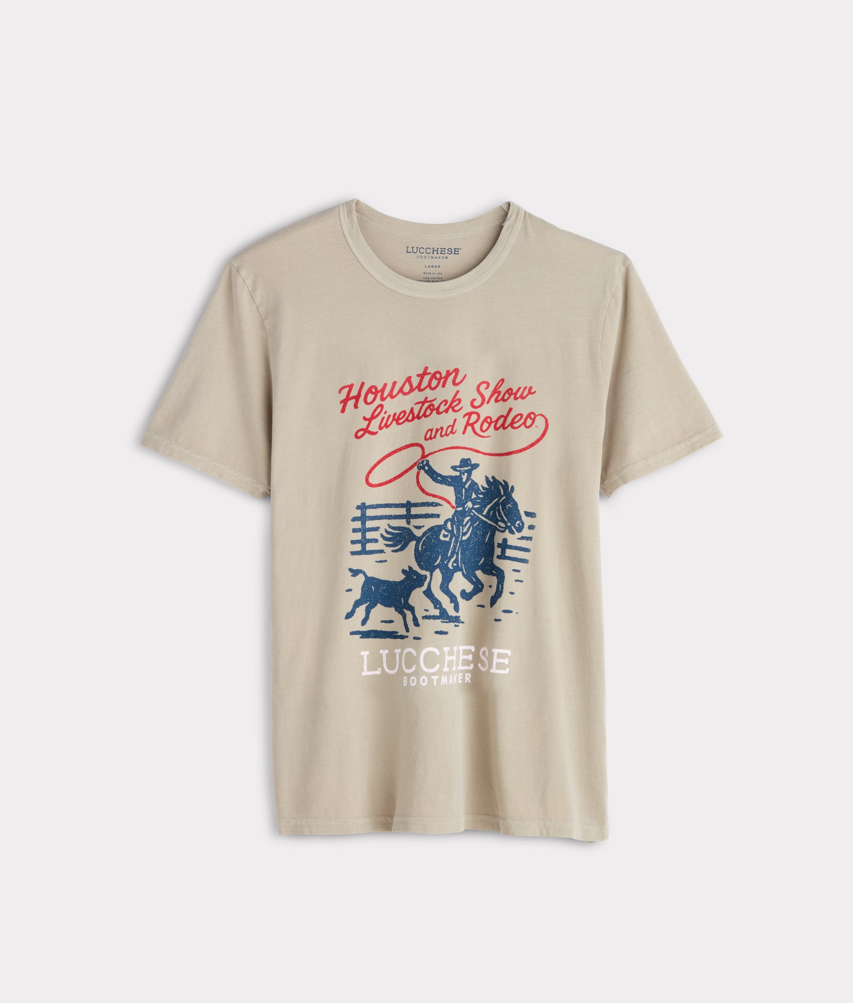 Lasso Houston Rodeo Tee :: Sand