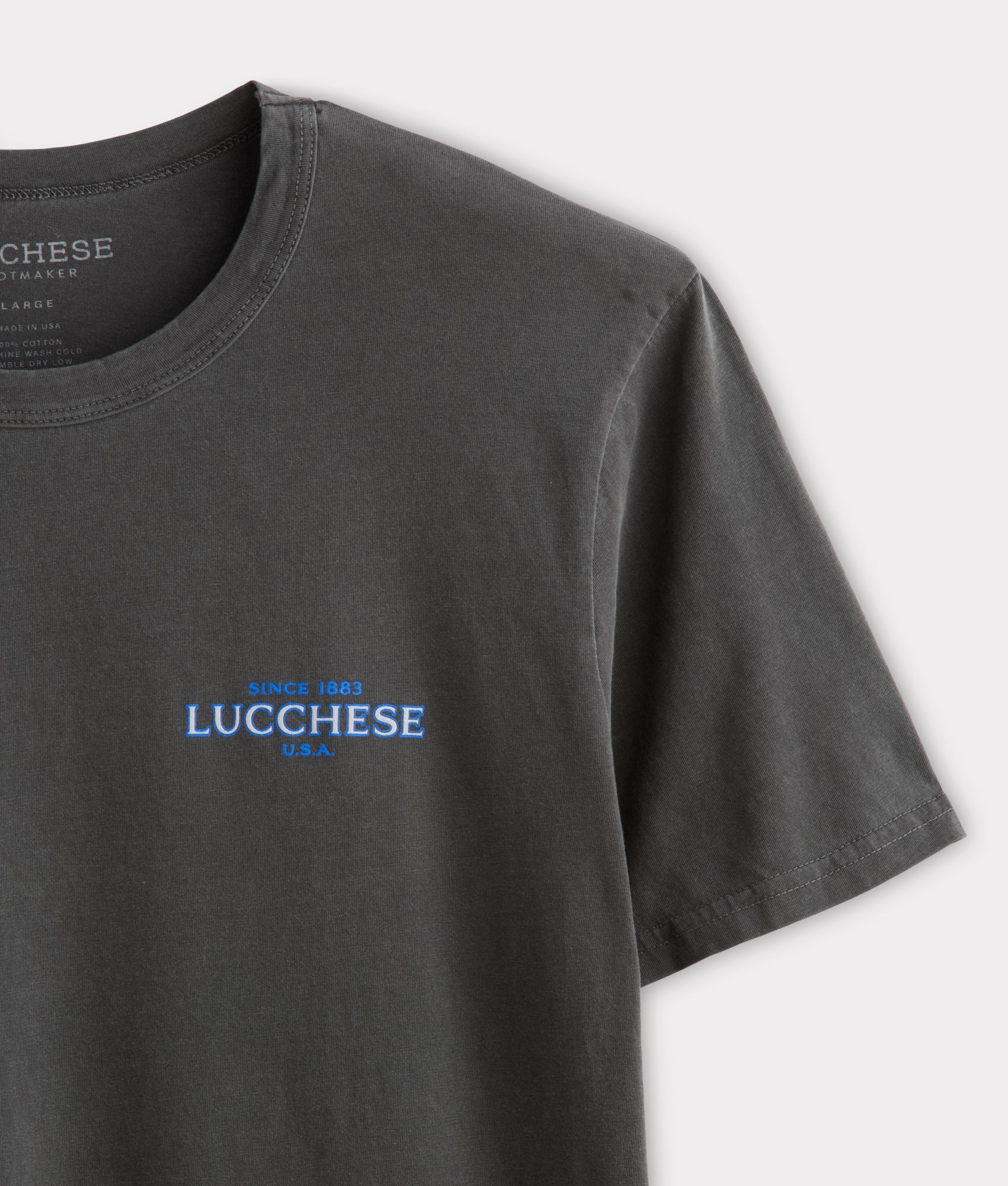 Eagle Flight Tee :: Charcoal - Image 4