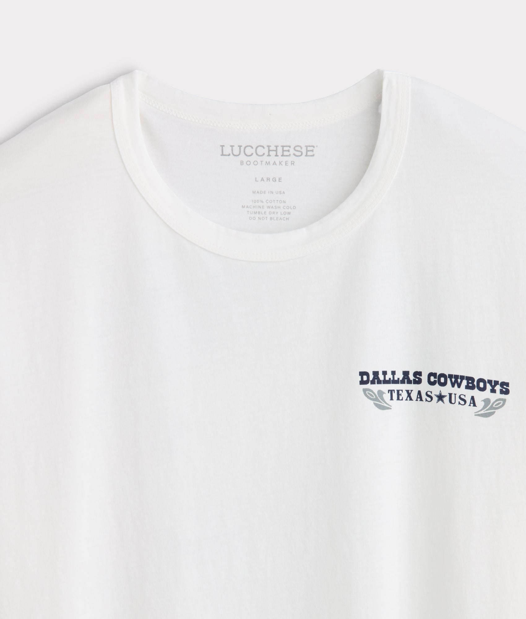Retro Cowboys Tee :: White - Image 6