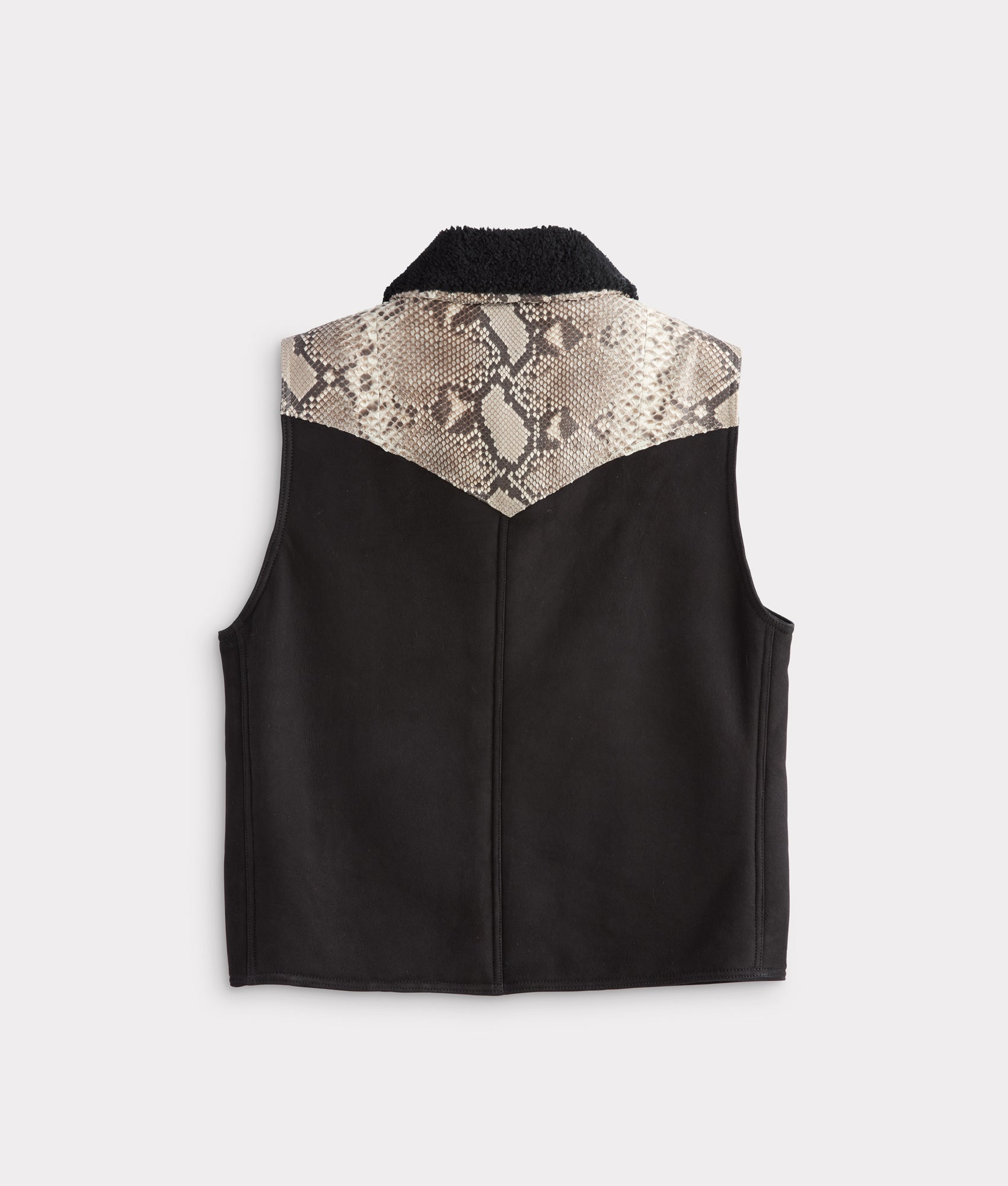 Dustin Exotic Vest :: Charcoal - Image 2