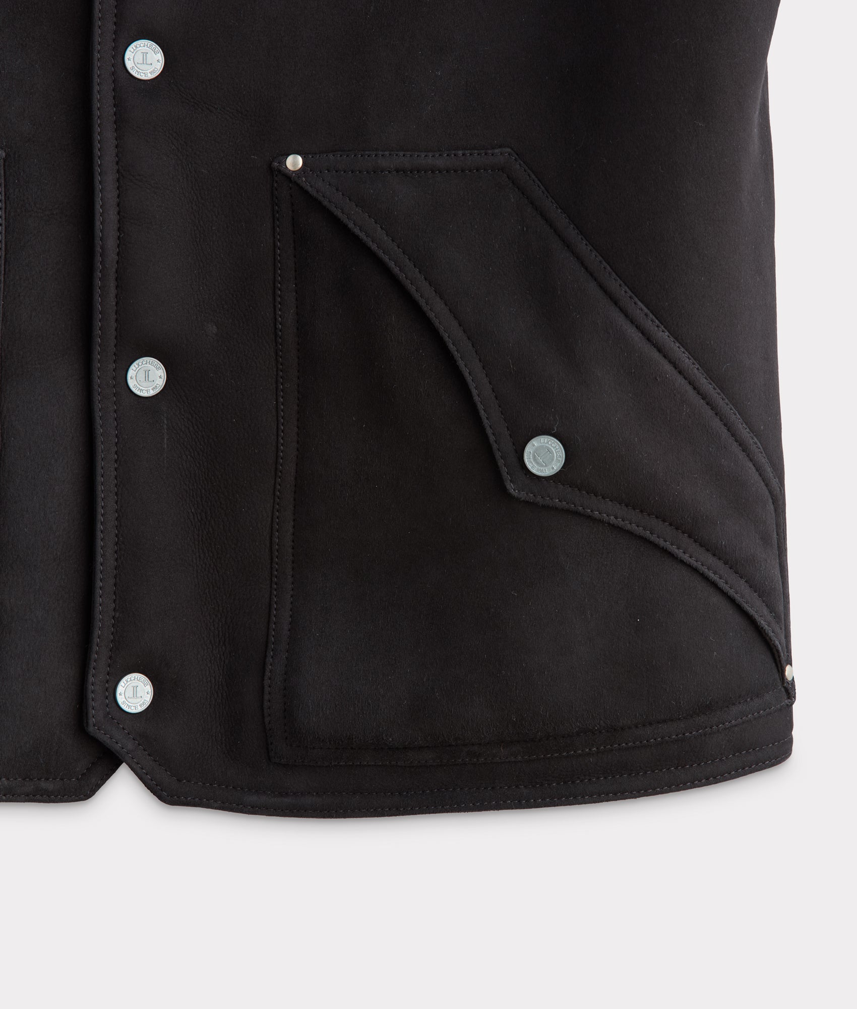 Dustin Exotic Vest :: Charcoal - Image 6