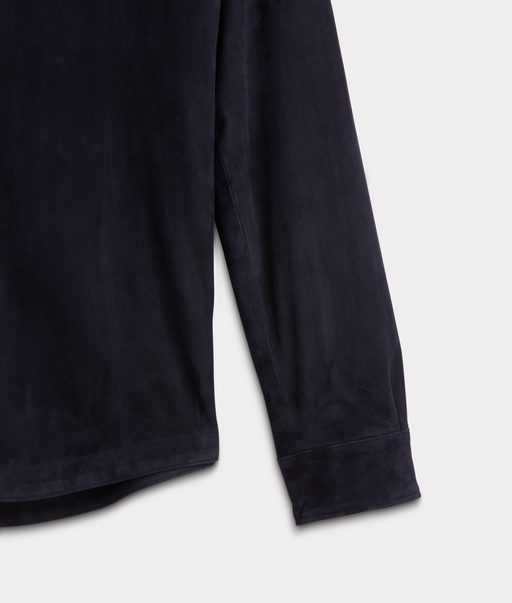 Ace Suede Shacket :: Dusty Blue - Image 10