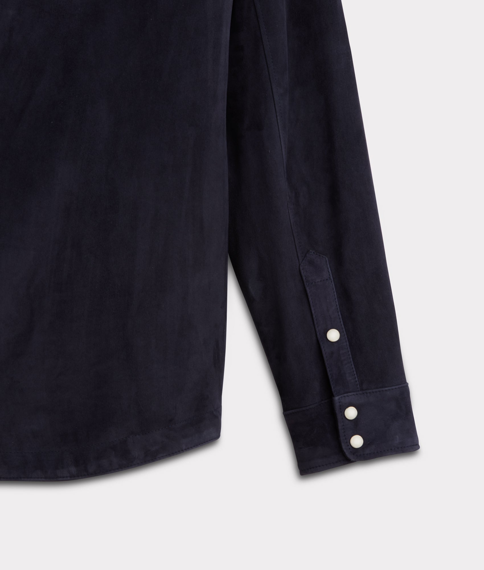 Ace Suede Shacket :: Dusty Blue - Image 12