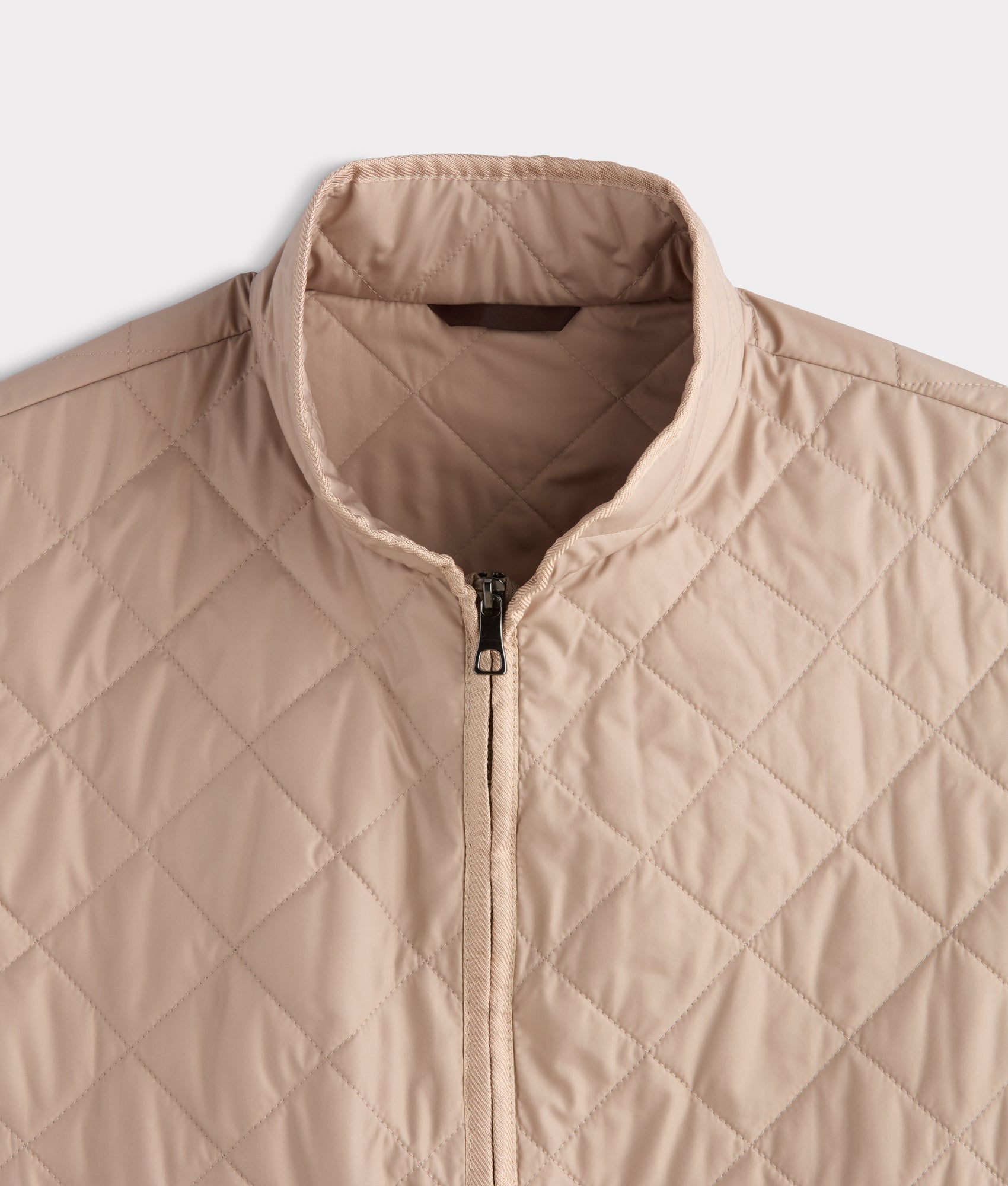 Jameson Quilted Vest :: Khaki - Image 4