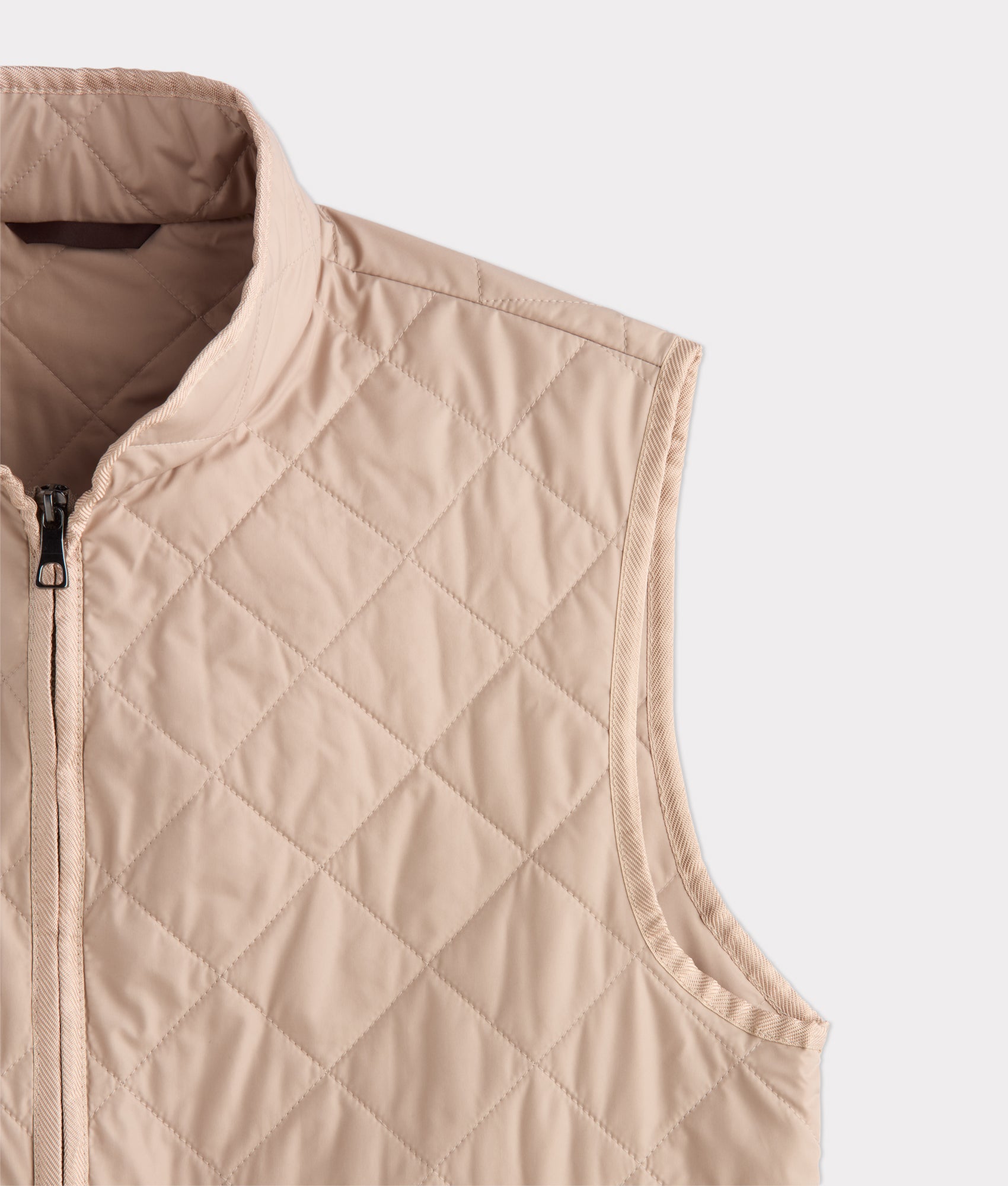 Jameson Quilted Vest :: Khaki - Image 5