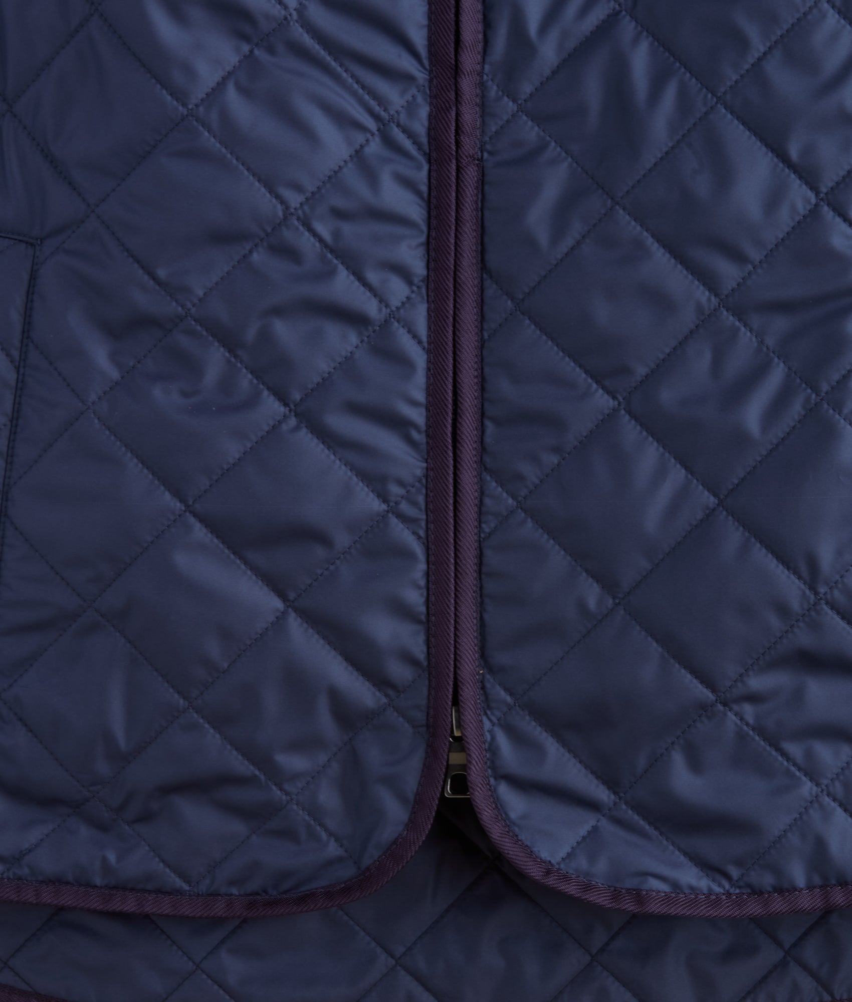 Jameson Quilted Vest :: Navy - Image 7