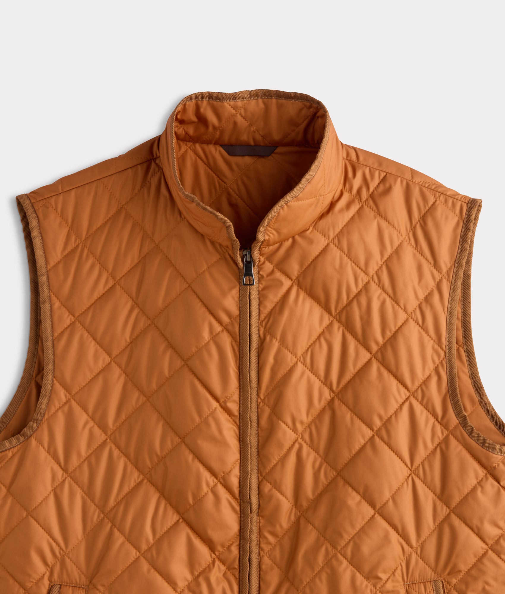 Jameson Quilted Vest :: Orange - Image 5