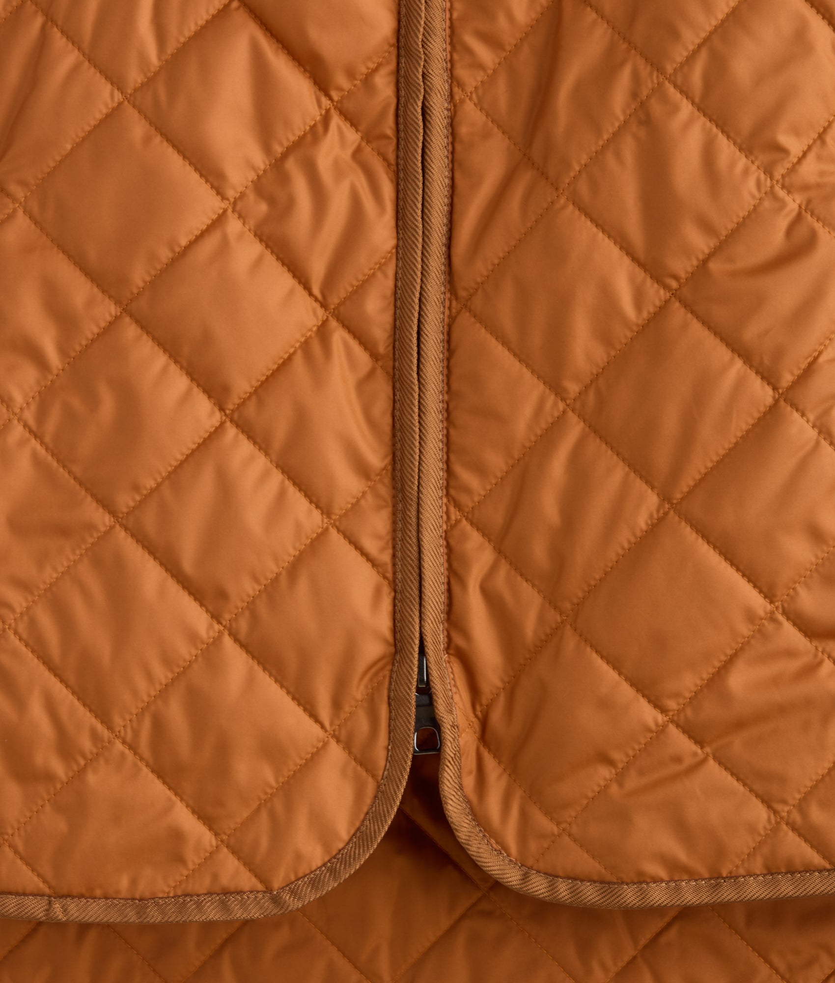 Jameson Quilted Vest :: Orange - Image 6