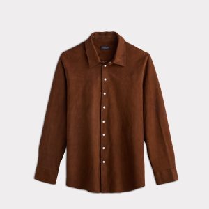 Winston Textured Shacket :: Brown