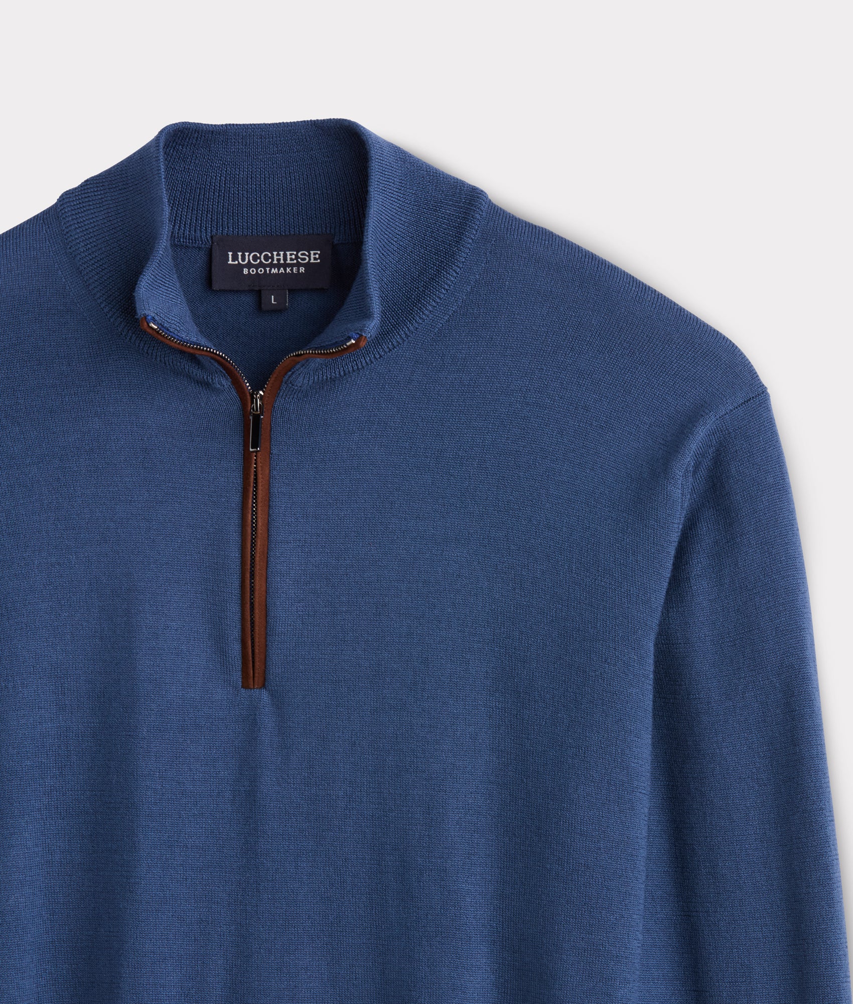 Timothy Quarter Zip :: Navy - Image 5