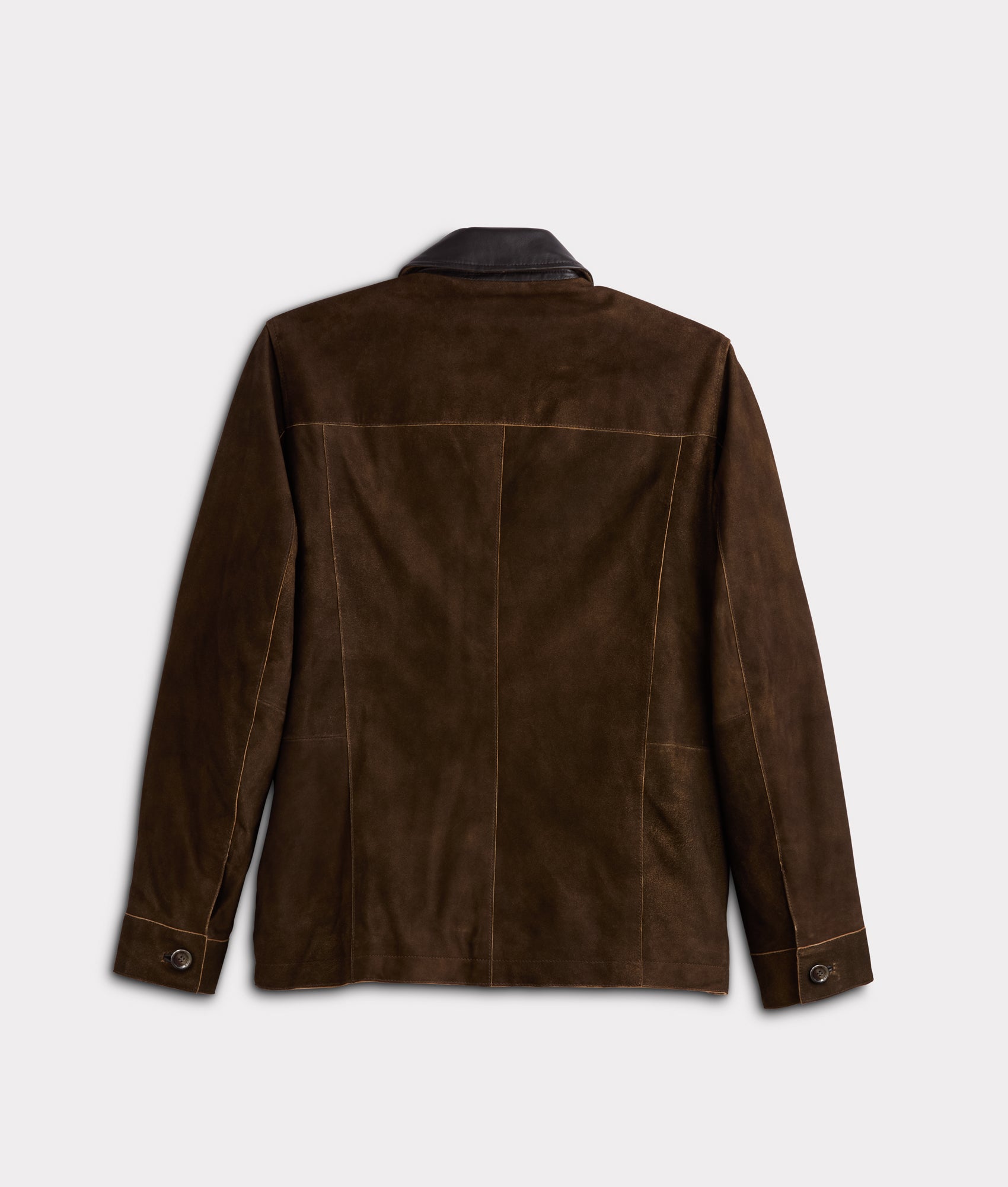 Walker Jacket With Leather Collar :: Brown - Image 5