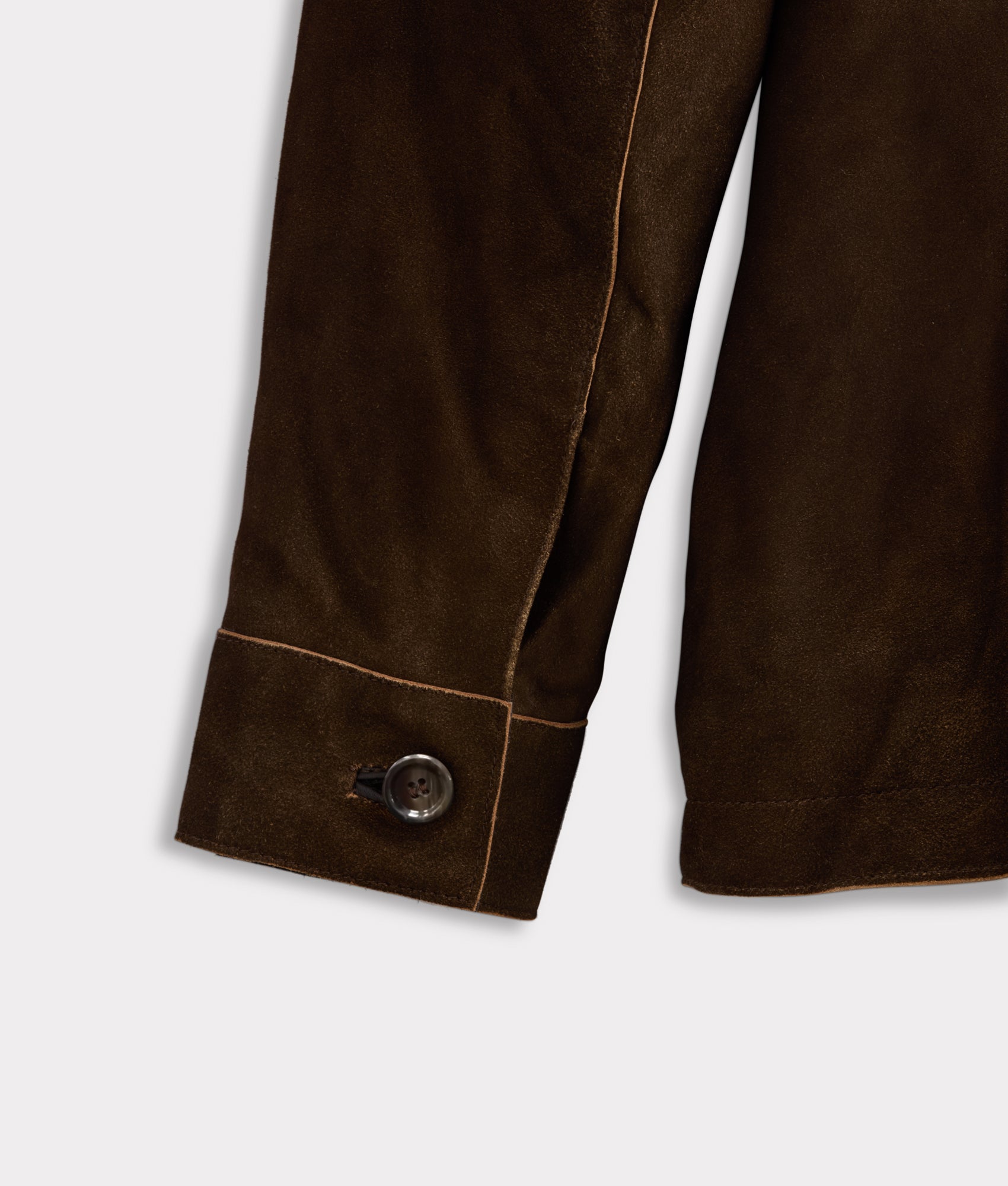 Walker Jacket With Leather Collar :: Brown - Image 9