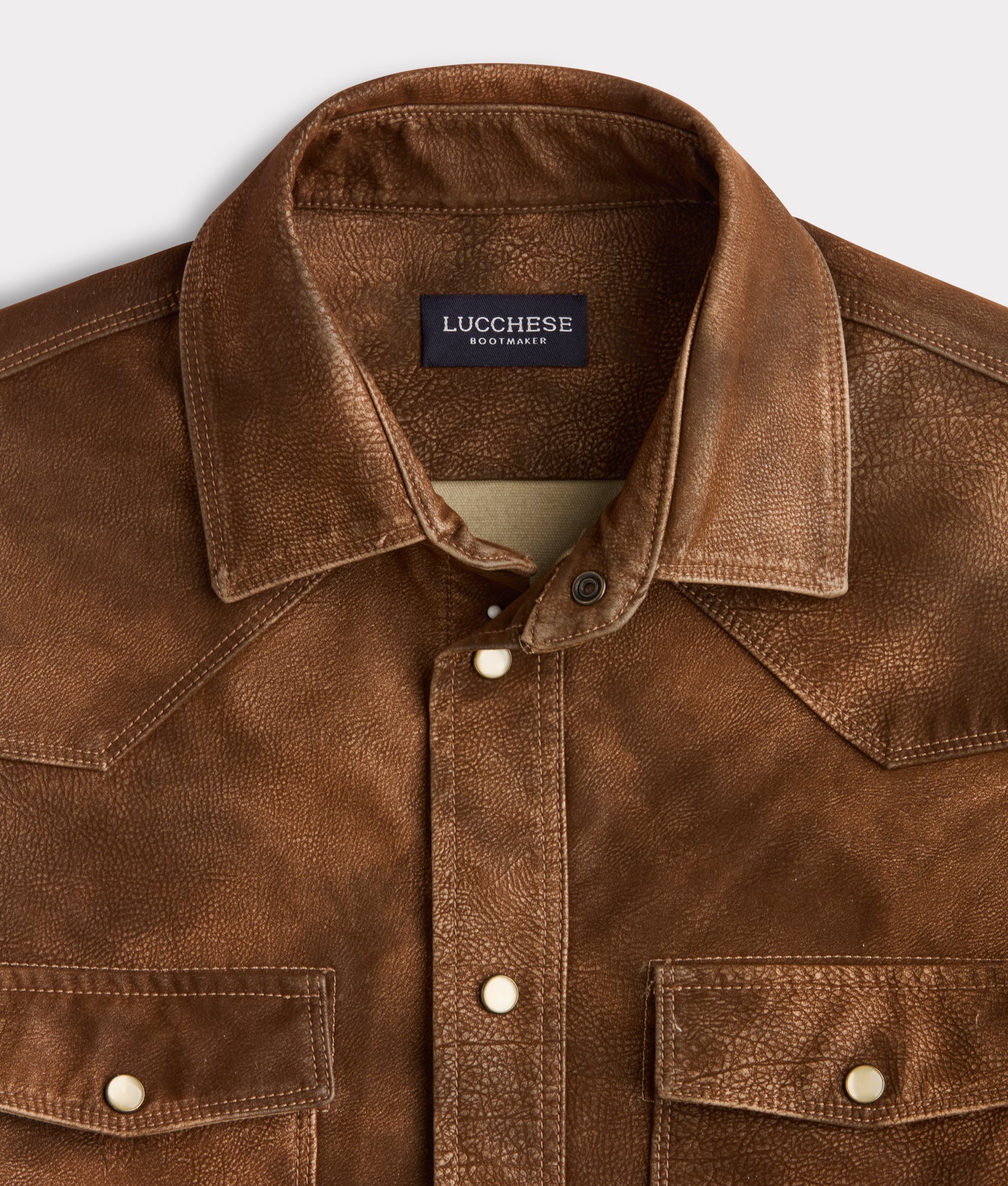 Tucker Roper Shirt :: Light Brown - Image 6