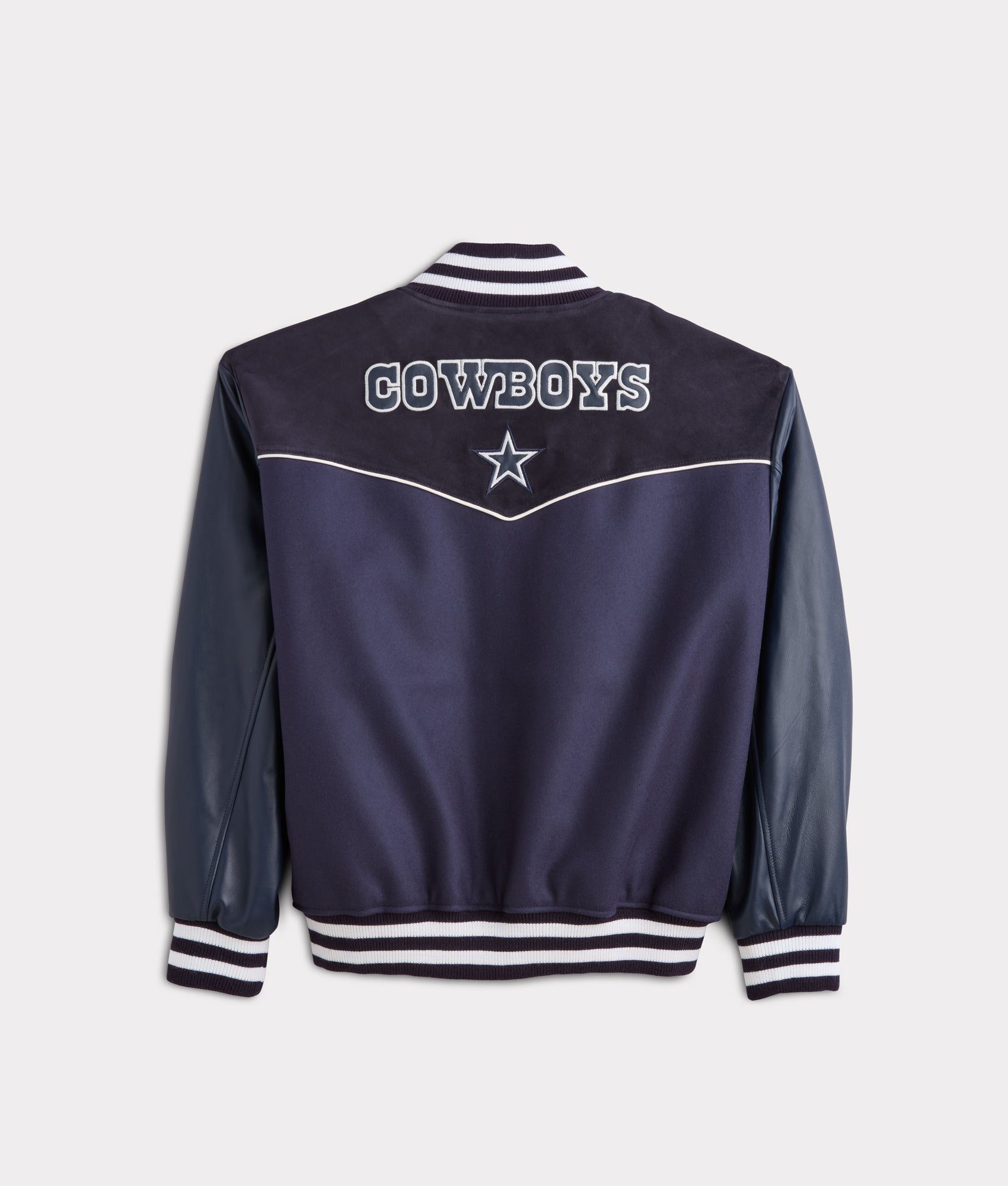 Lucchese x Dallas Cowboys Varsity Jacket :: Navy - Image 3