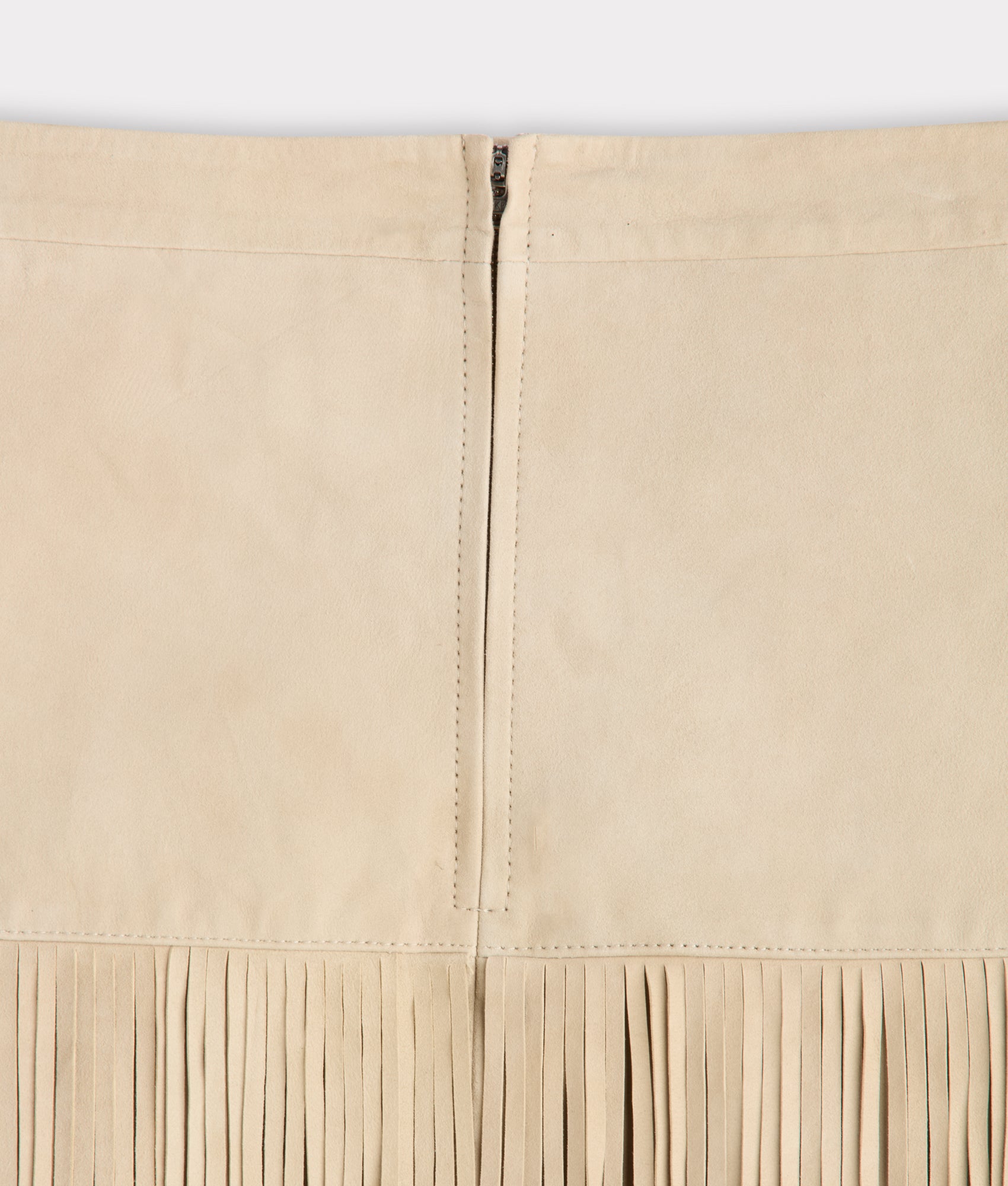 Rhiannon Fringe Skirt :: Bone - Image 4