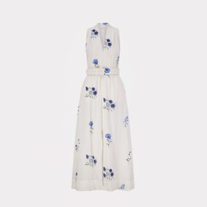 Lela Rose x Lucchese Robin :: White + Blue