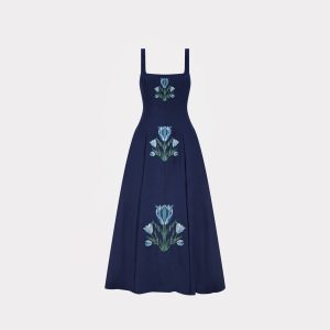 Lela Rose x Lucchese Nightingale :: Navy