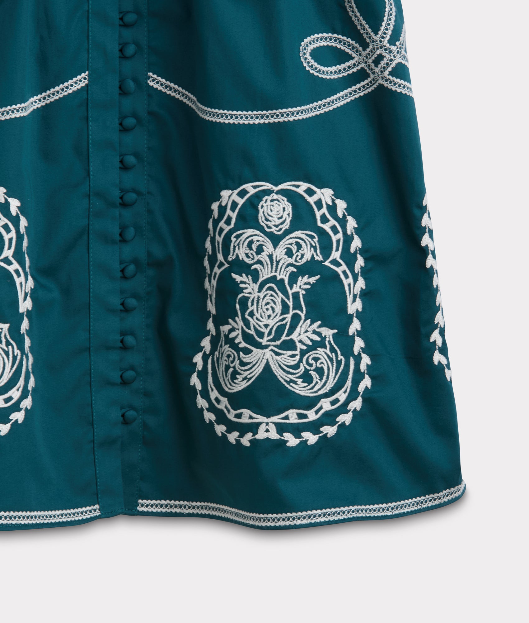 Cassidy Flutter Dress :: Ocean - Image 12