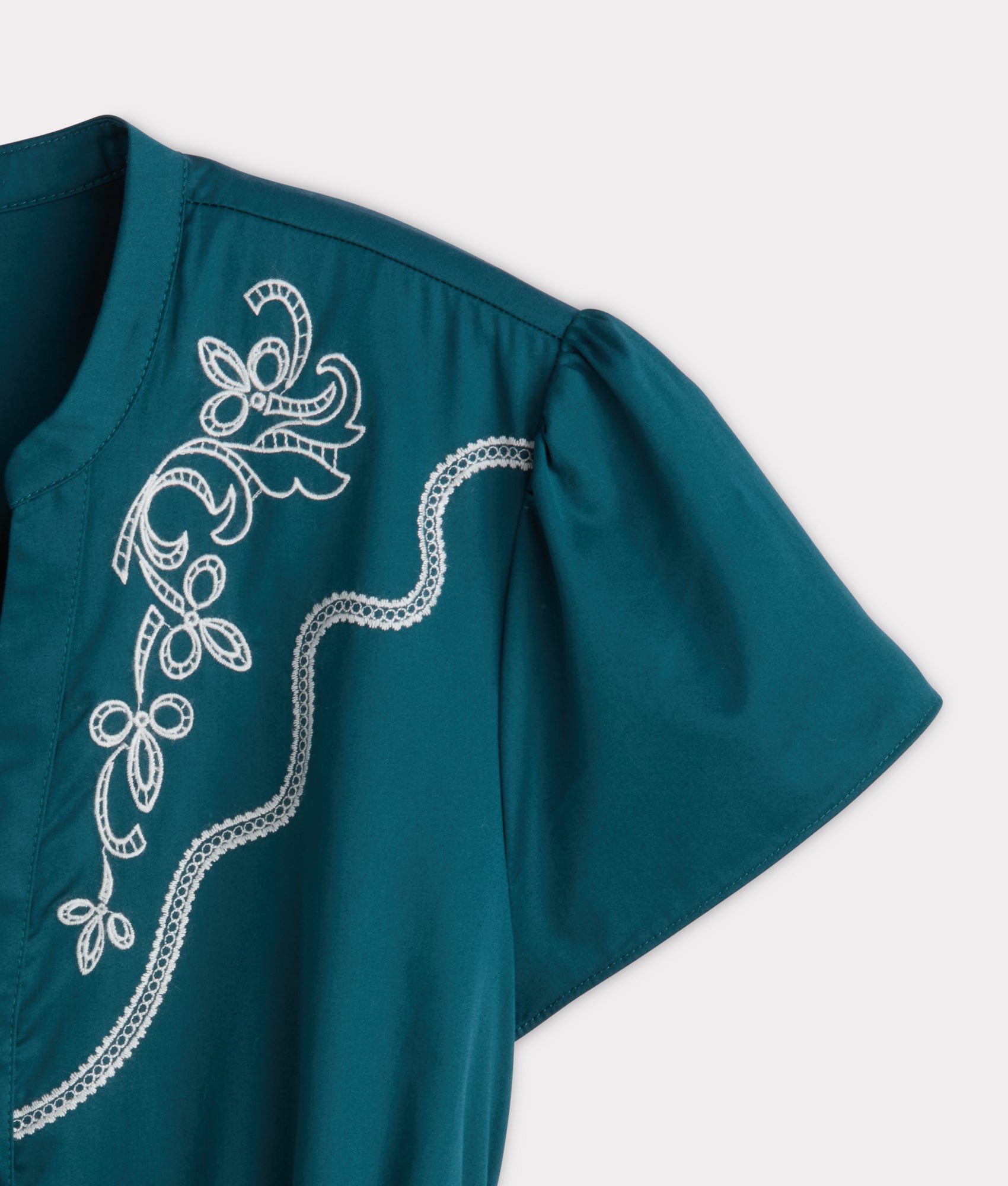Cassidy Flutter Dress :: Ocean - Image 9