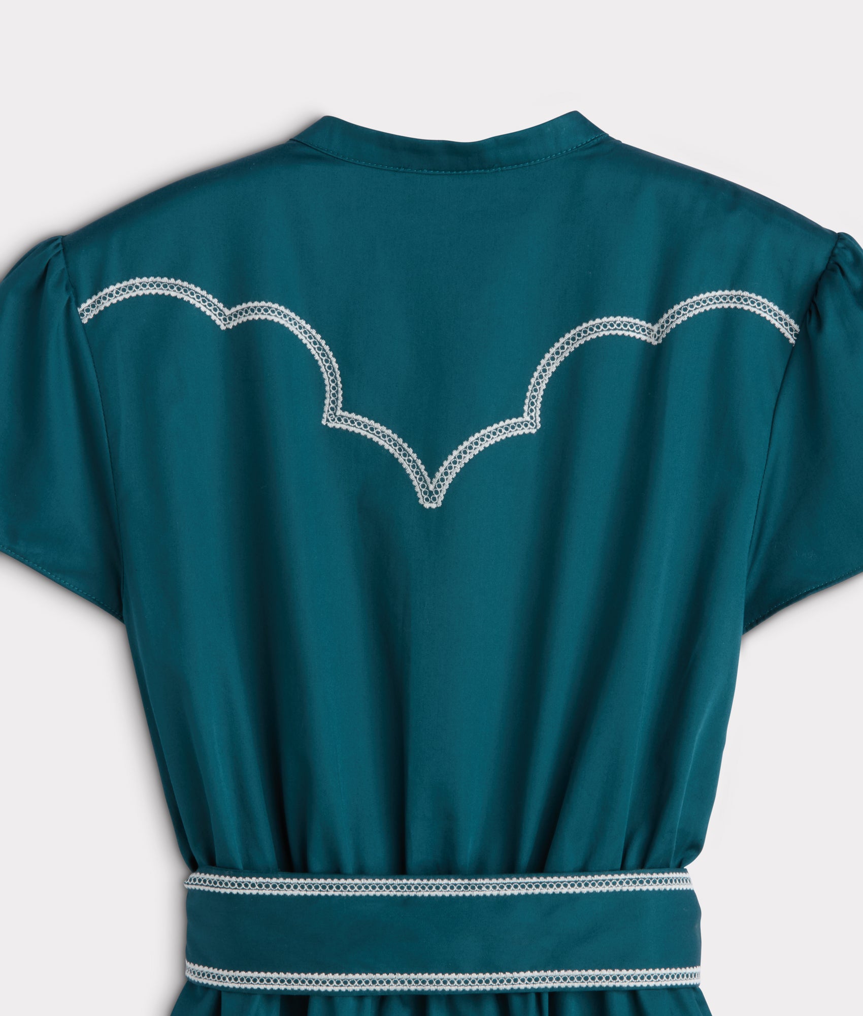 Cassidy Flutter Dress :: Ocean - Image 8