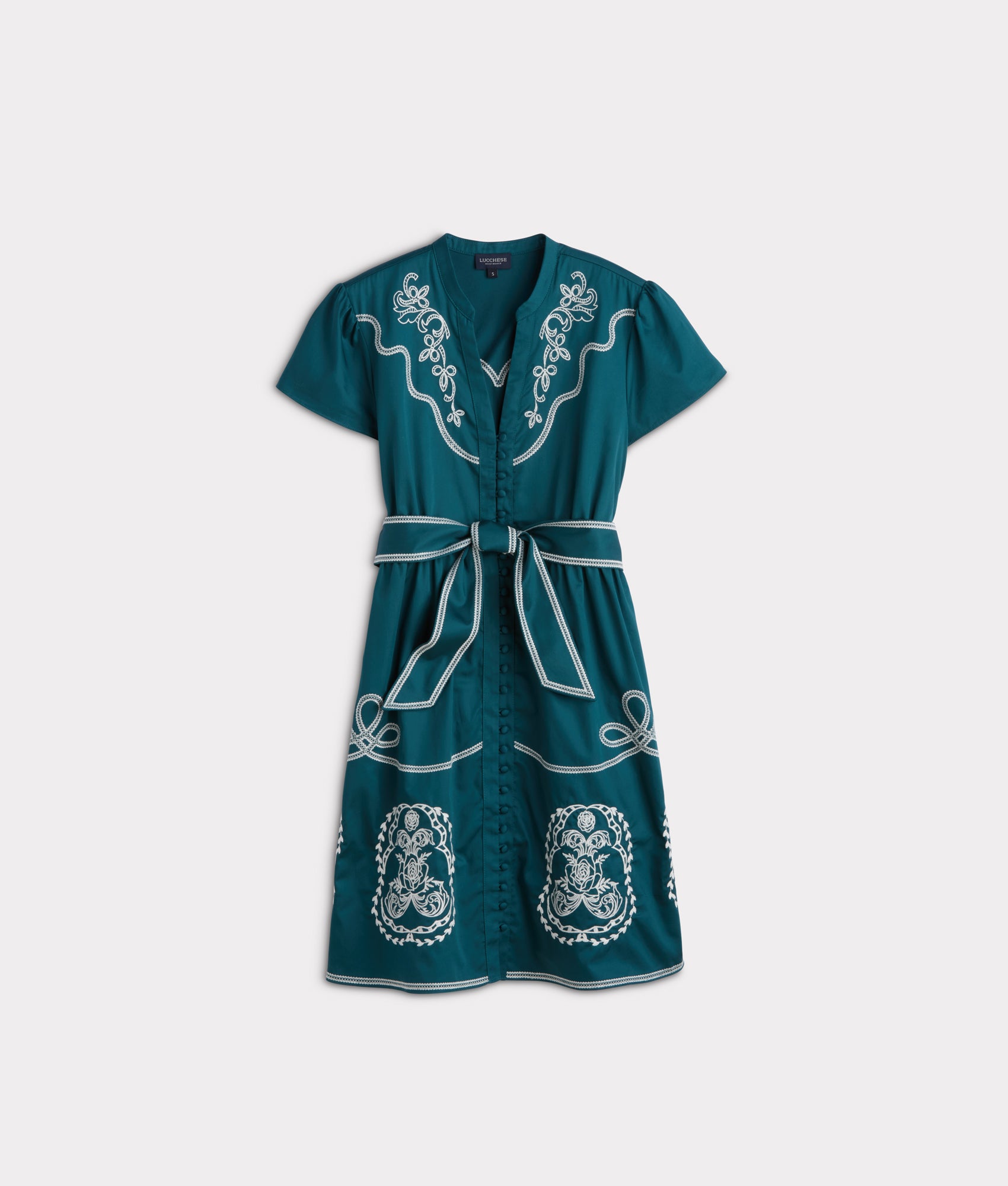 Cassidy Flutter Dress :: Ocean