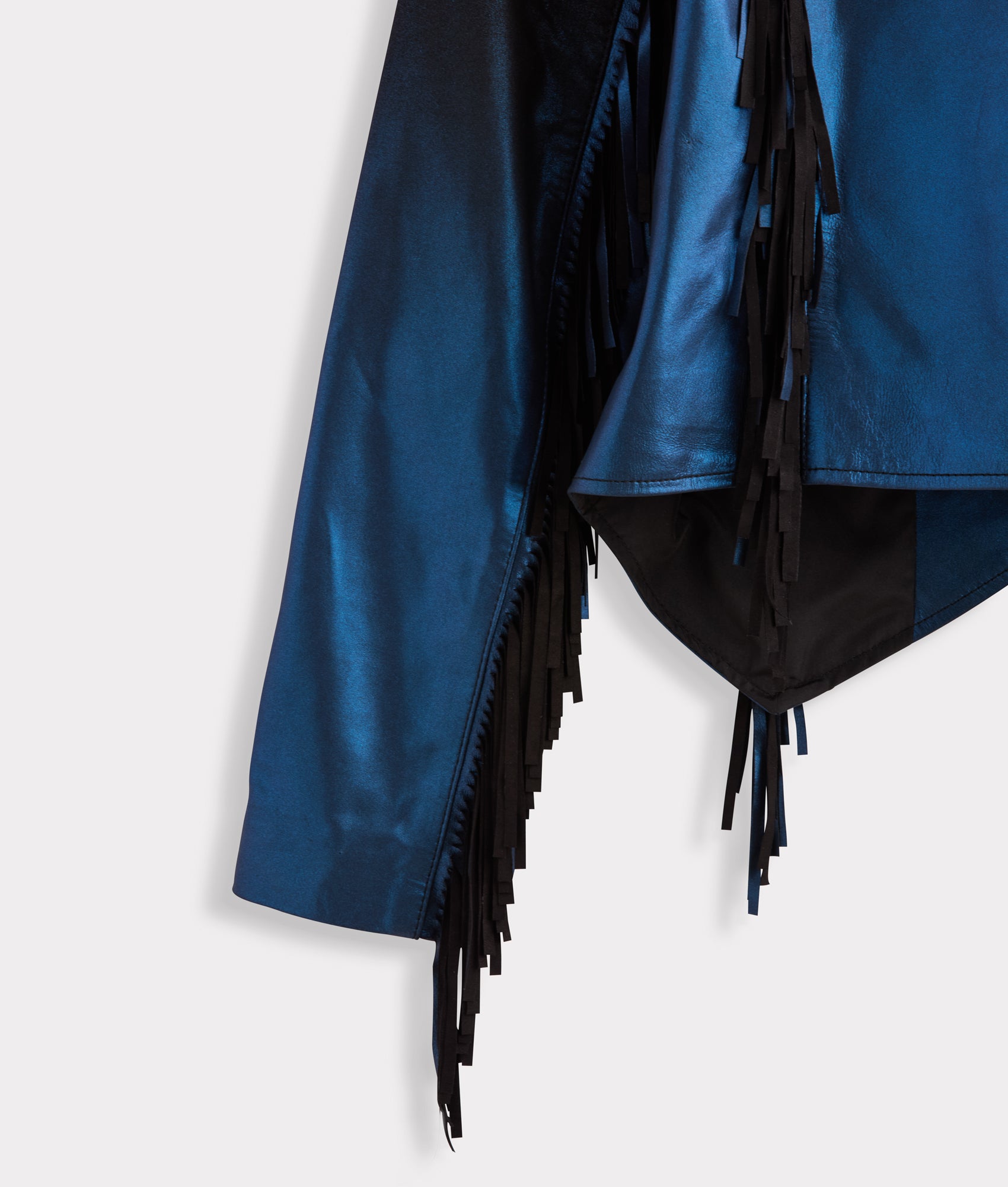 Nightfall Fringe Jacket :: Black/Blue - Image 6