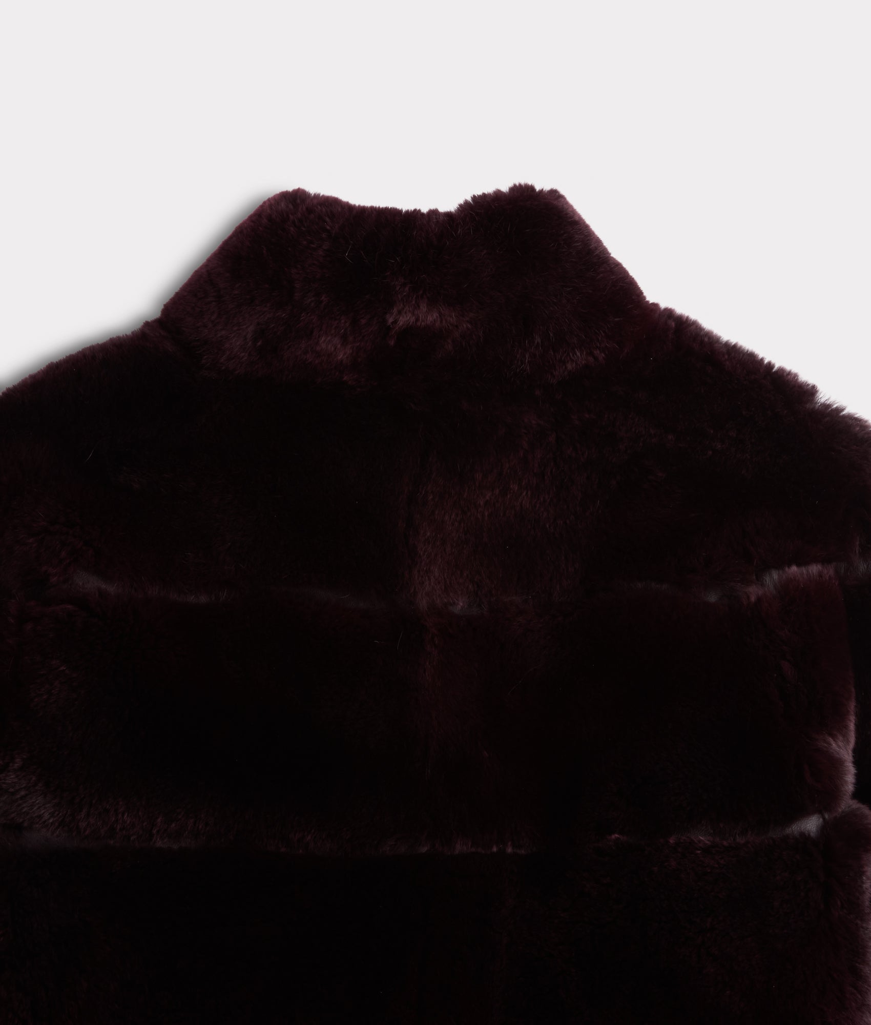 Leona Shared Rex Coat :: Black Cherry - Image 9