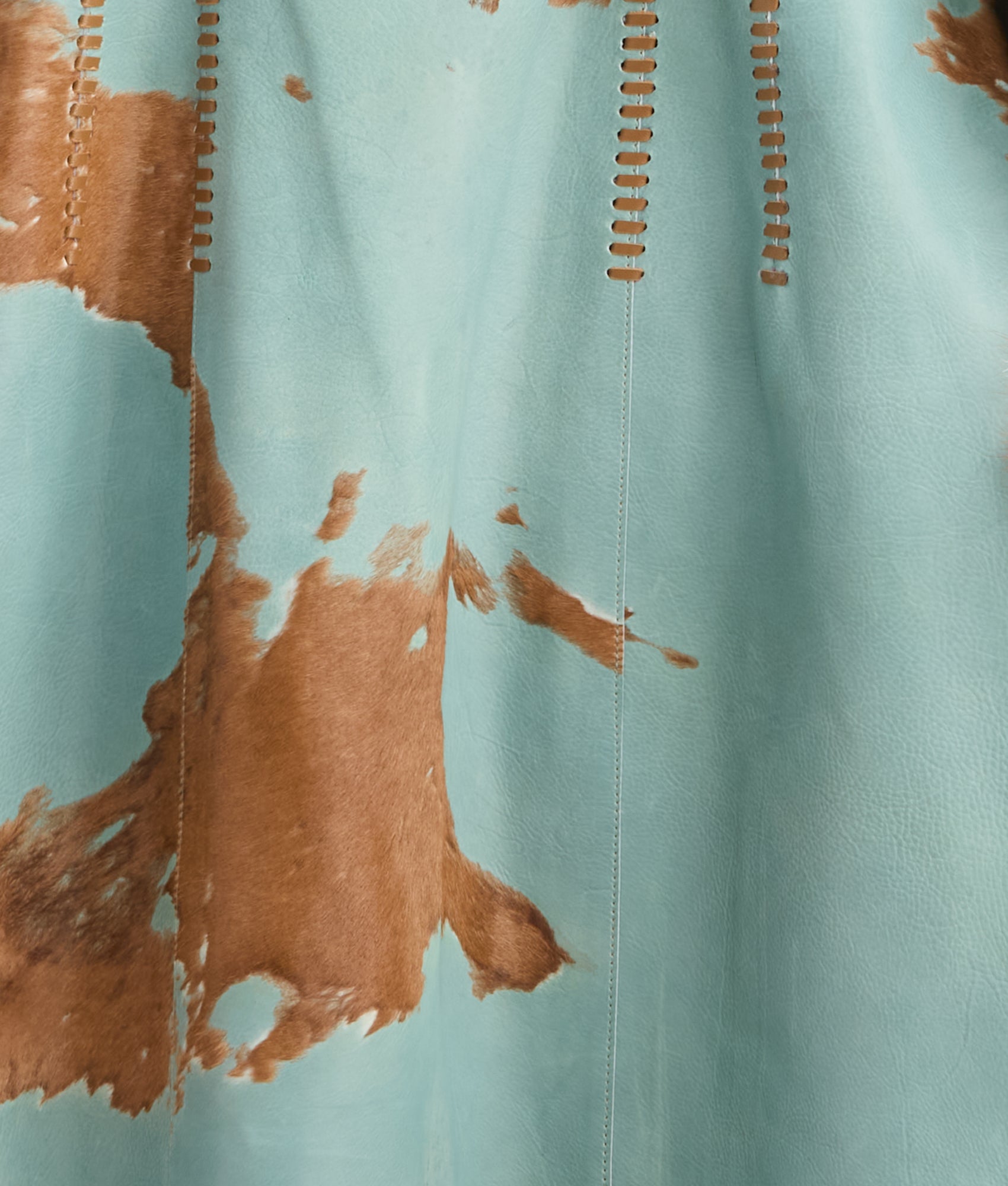 Calista Coat :: Turquoise/Brown - Image 11