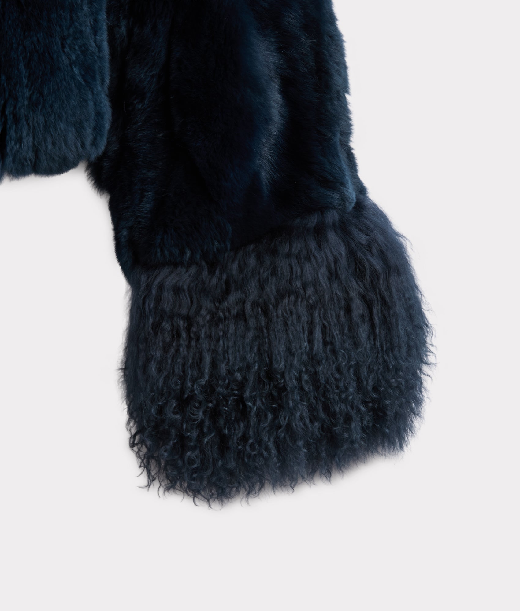 Melbourn Fur Jacket :: Turquoise - Image 4
