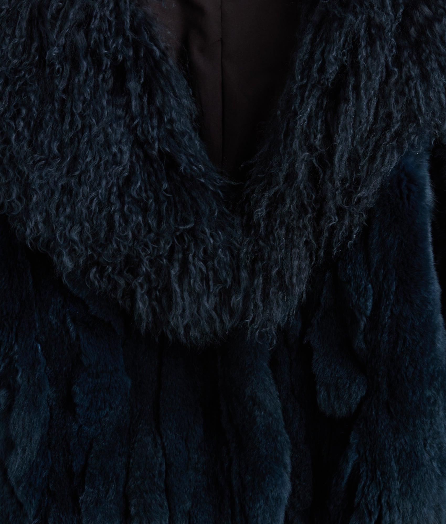 Melbourn Fur Jacket :: Turquoise - Image 7