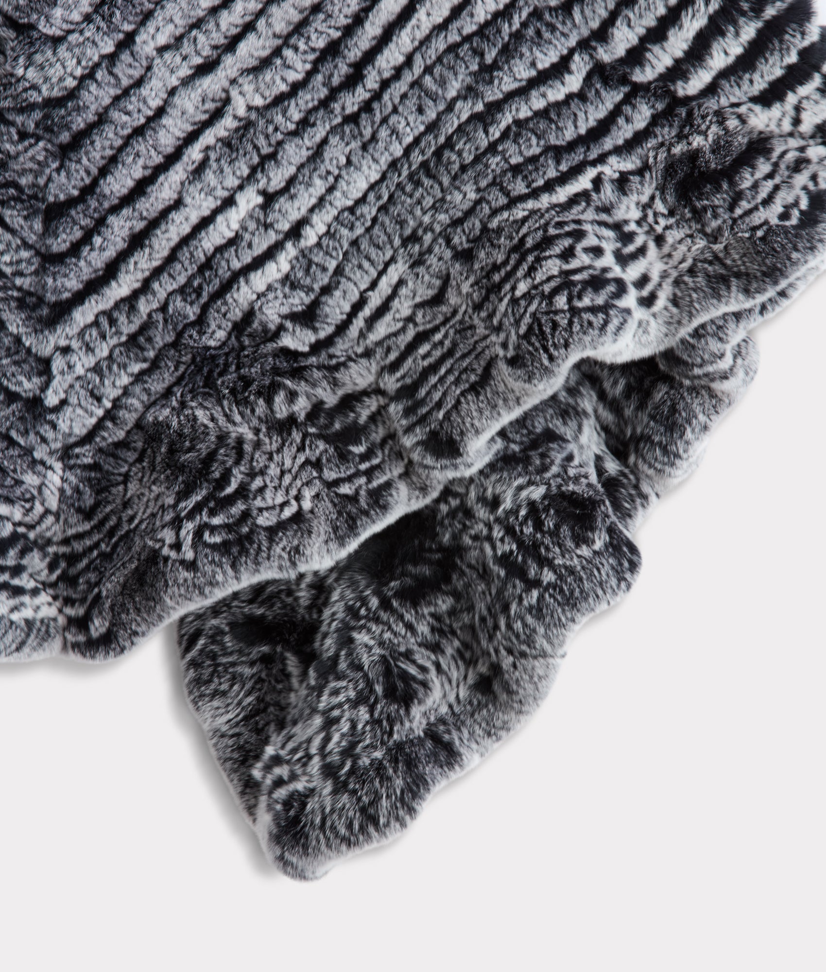 Ashley Fur Poncho :: Black - Image 7
