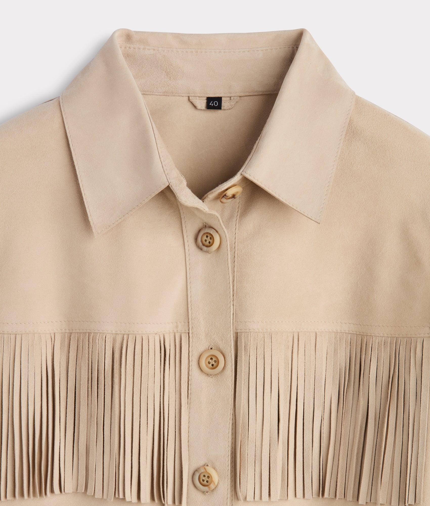 Olathe Fringe Jacket :: Sand - Image 4