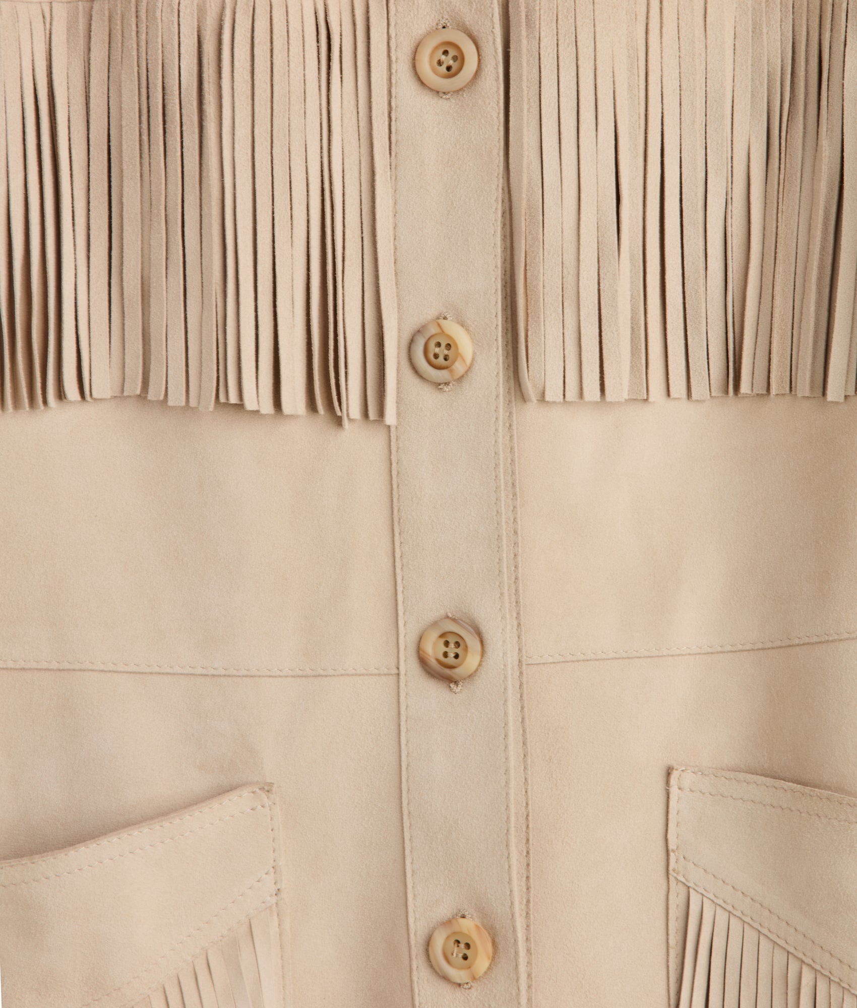 Olathe Fringe Jacket :: Sand - Image 5