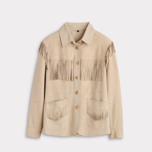 Olathe Fringe Jacket :: Sand