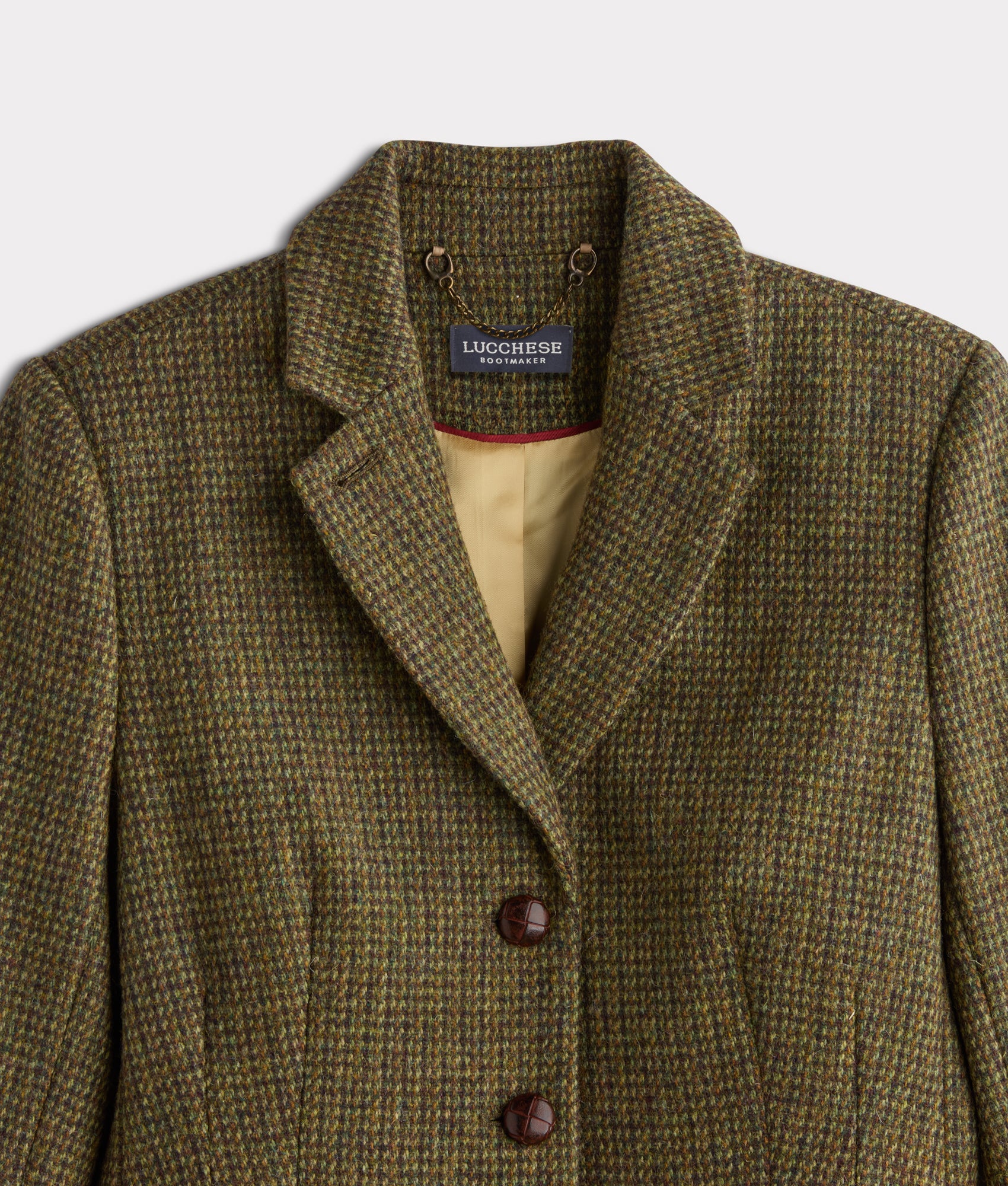 Kate Irish Tweed Blazer :: Olive - Image 6