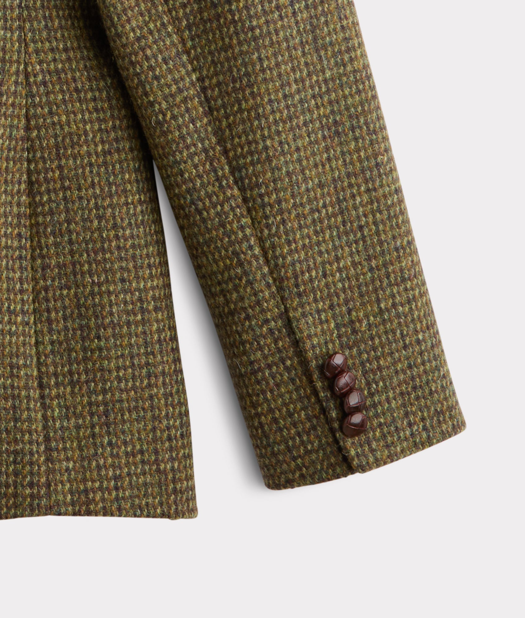Kate Irish Tweed Blazer :: Olive - Image 8
