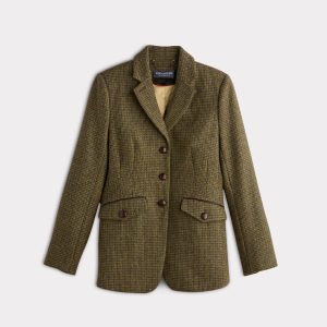Kate Irish Tweed Blazer :: Olive