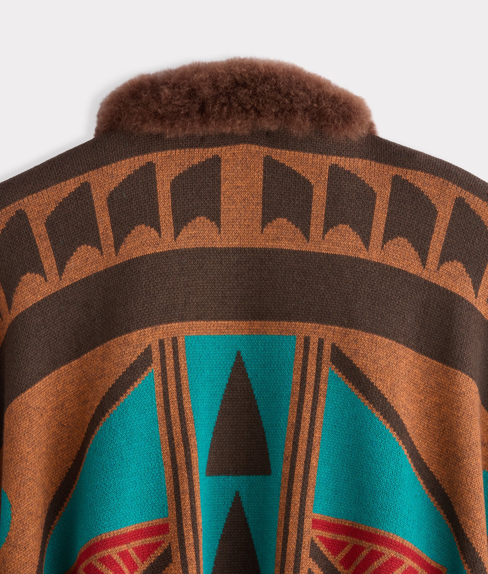 Alpaca Cape With Fur :: Multi - Image 11