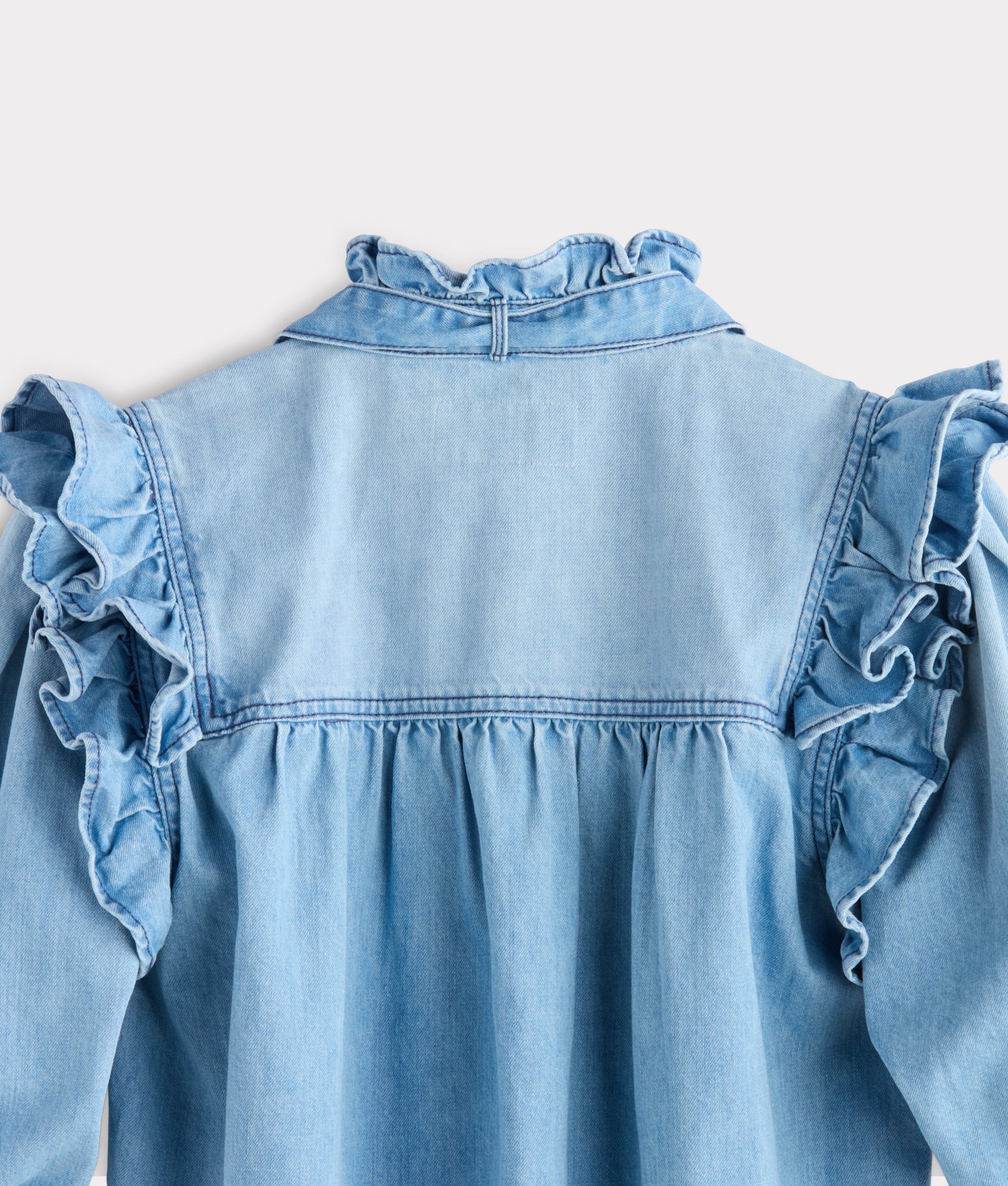 Corlee Denim Blouse :: Blue Bird - Image 6