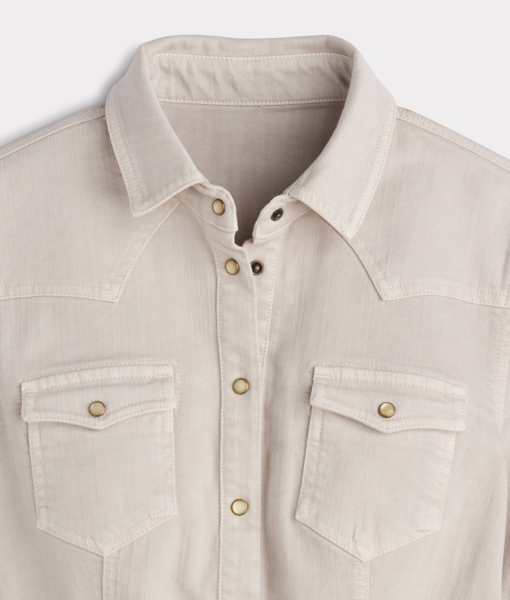 Women's Roper Denim Shirt :: Grey - Image 9