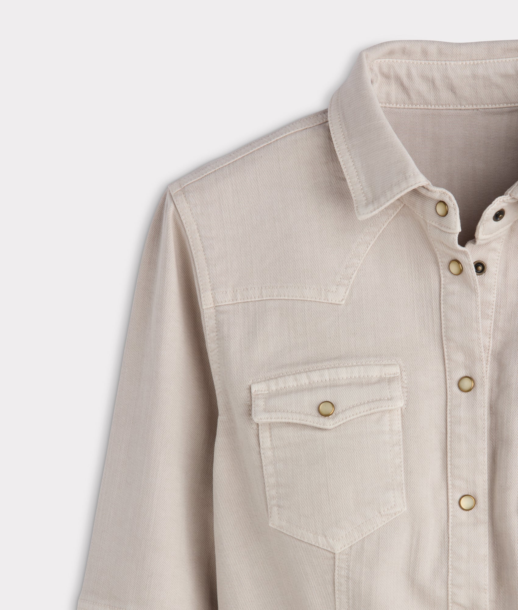 Women's Roper Denim Shirt :: Grey - Image 10