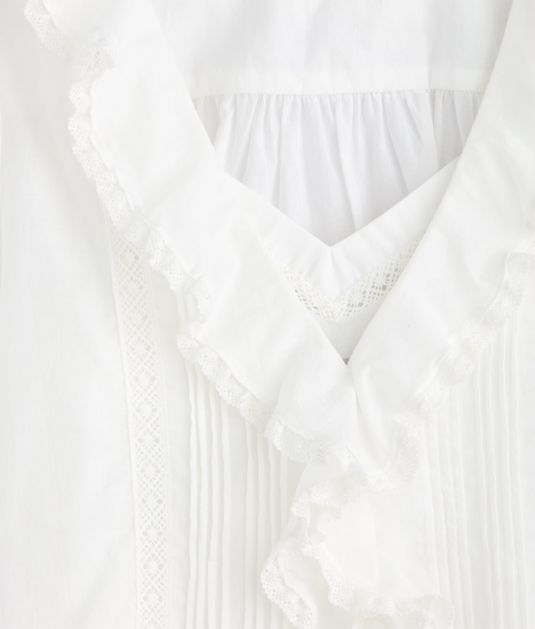 Belle Ruffle Blouse :: White - Image 5