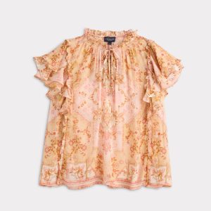 Marley Georgette Blouse :: Pastel