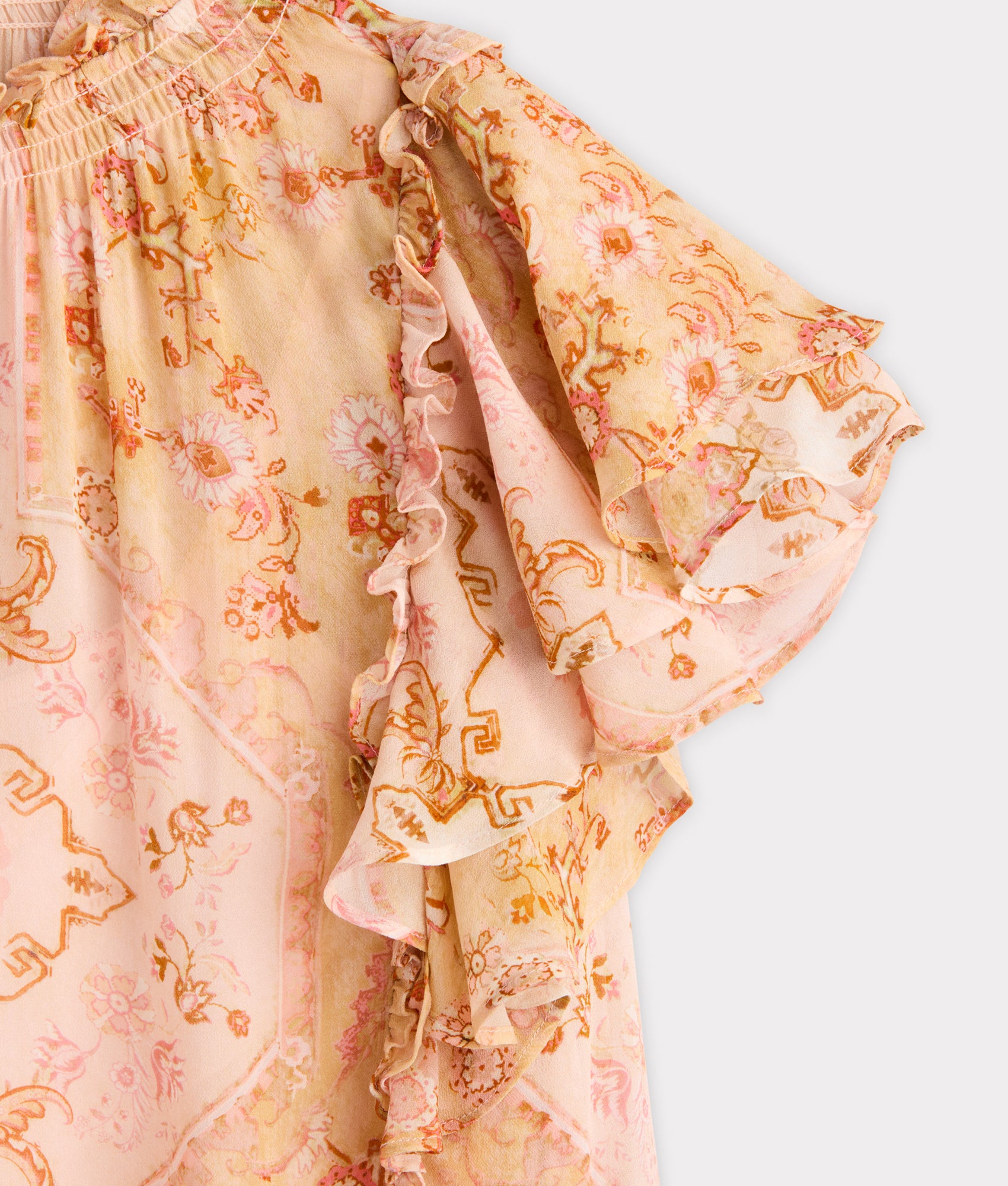 Marley Georgette Blouse :: Pastel - Image 9